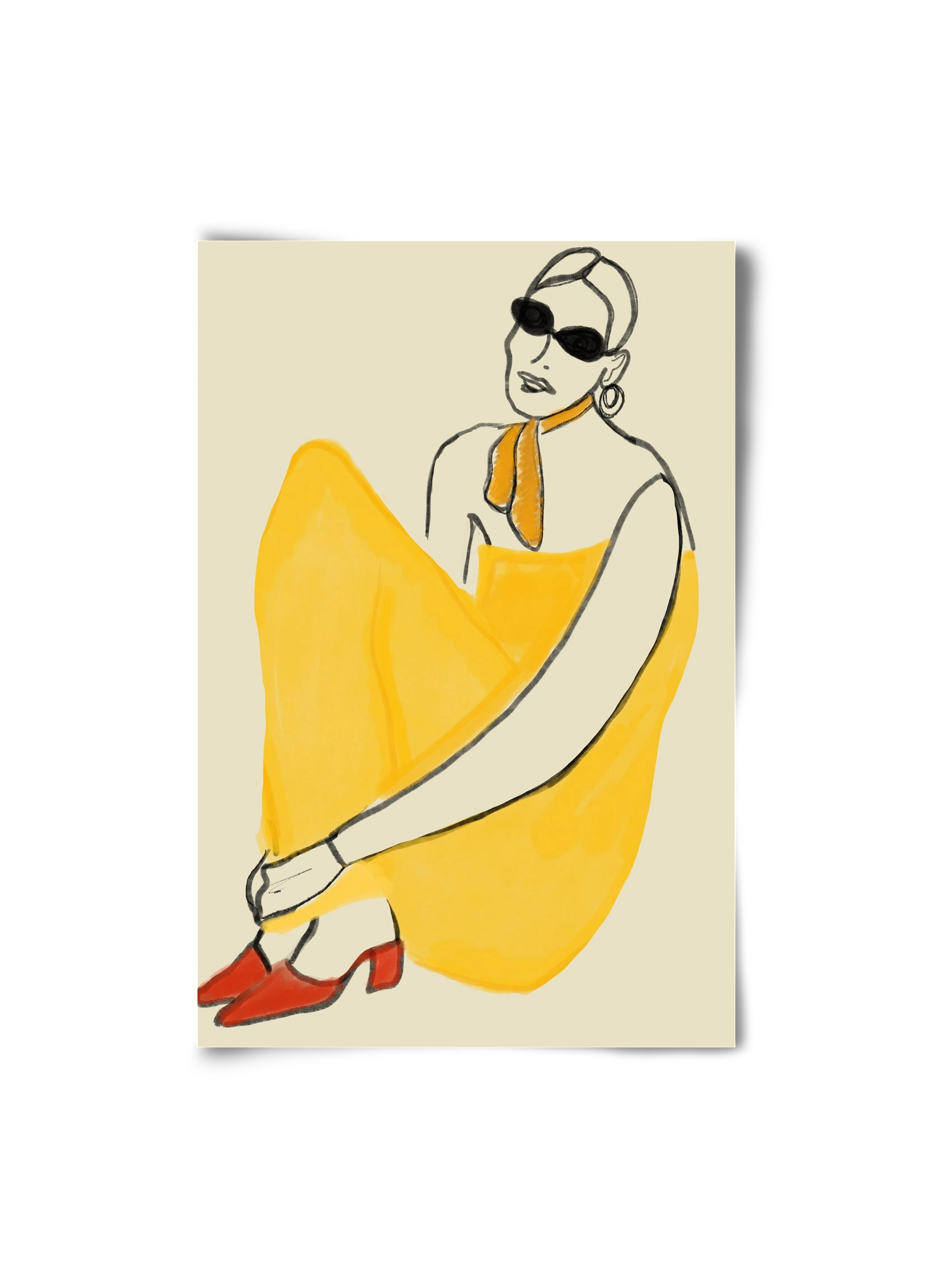 Vivie , 20x30 cm, Keret nélkül