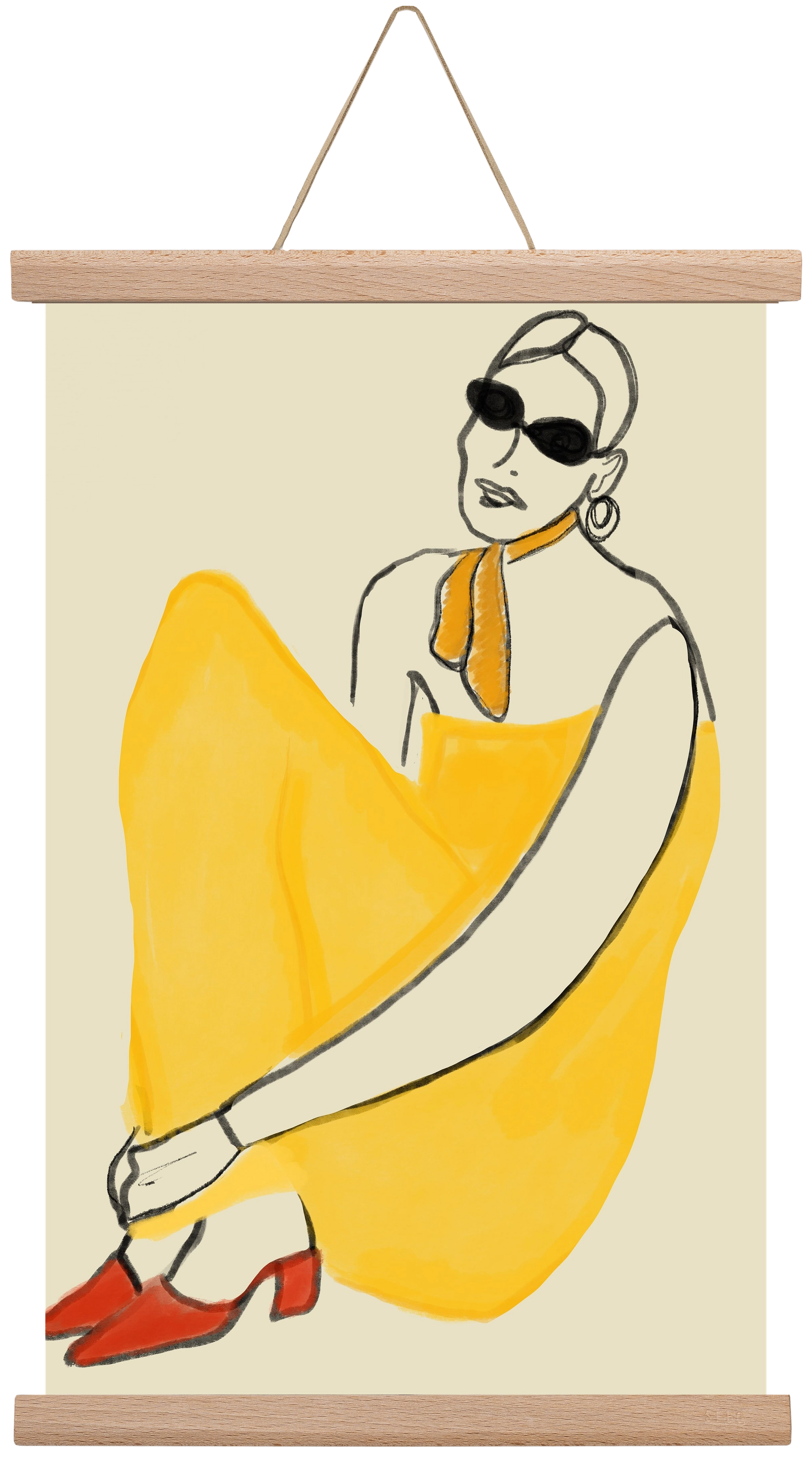 Vivie , 30x45 cm (30x45 cm), Tölgy akasztó