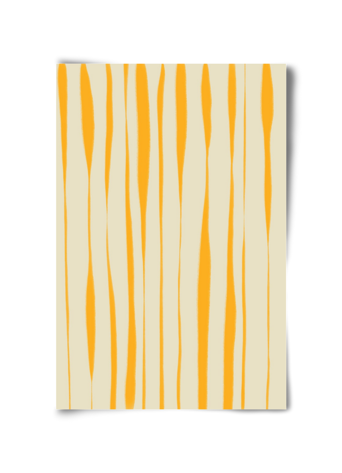 Yellow stripes , 30x45 cm, Keret nélkül