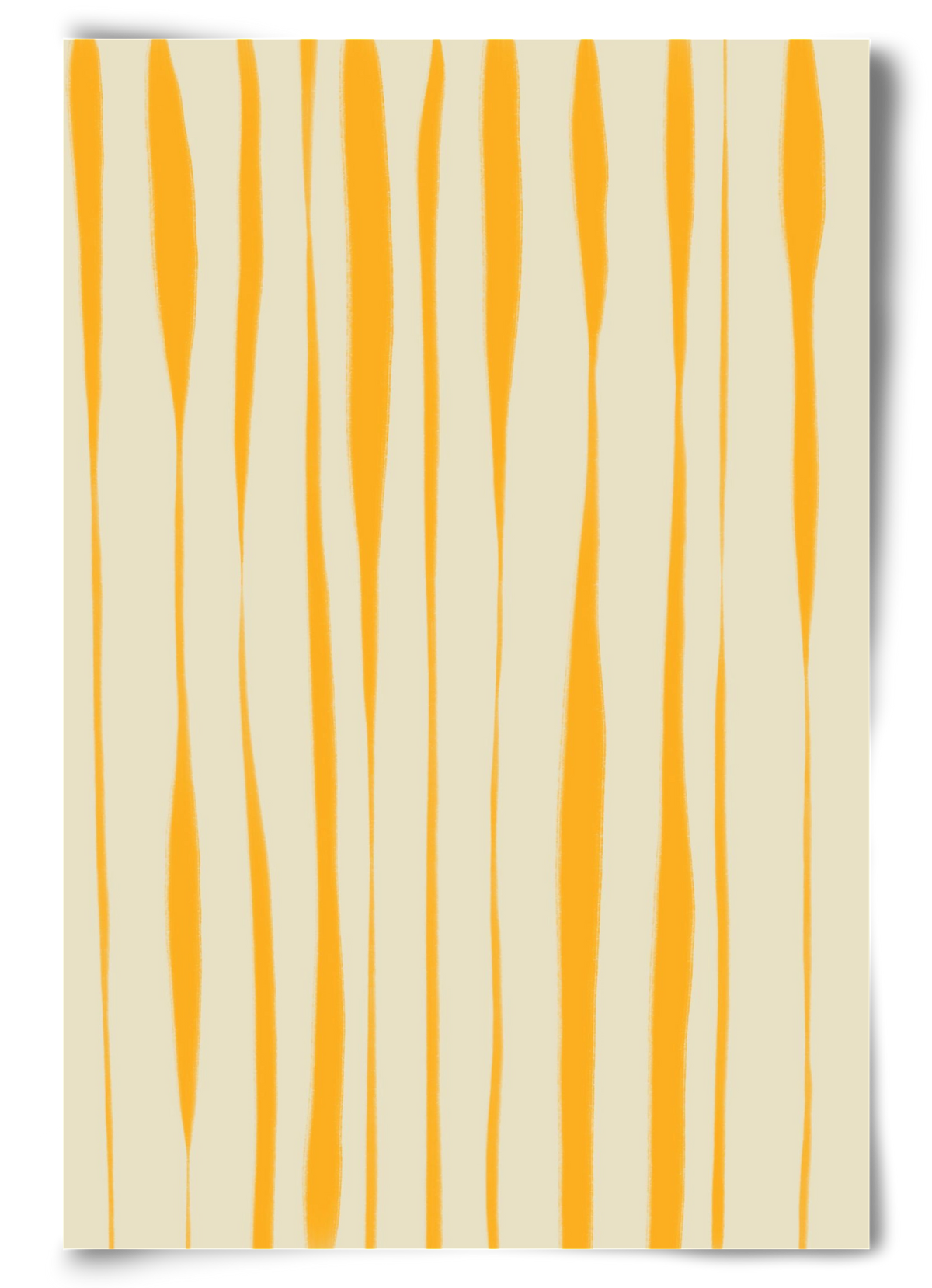 Yellow stripes , 60x90 cm, Keret nélkül