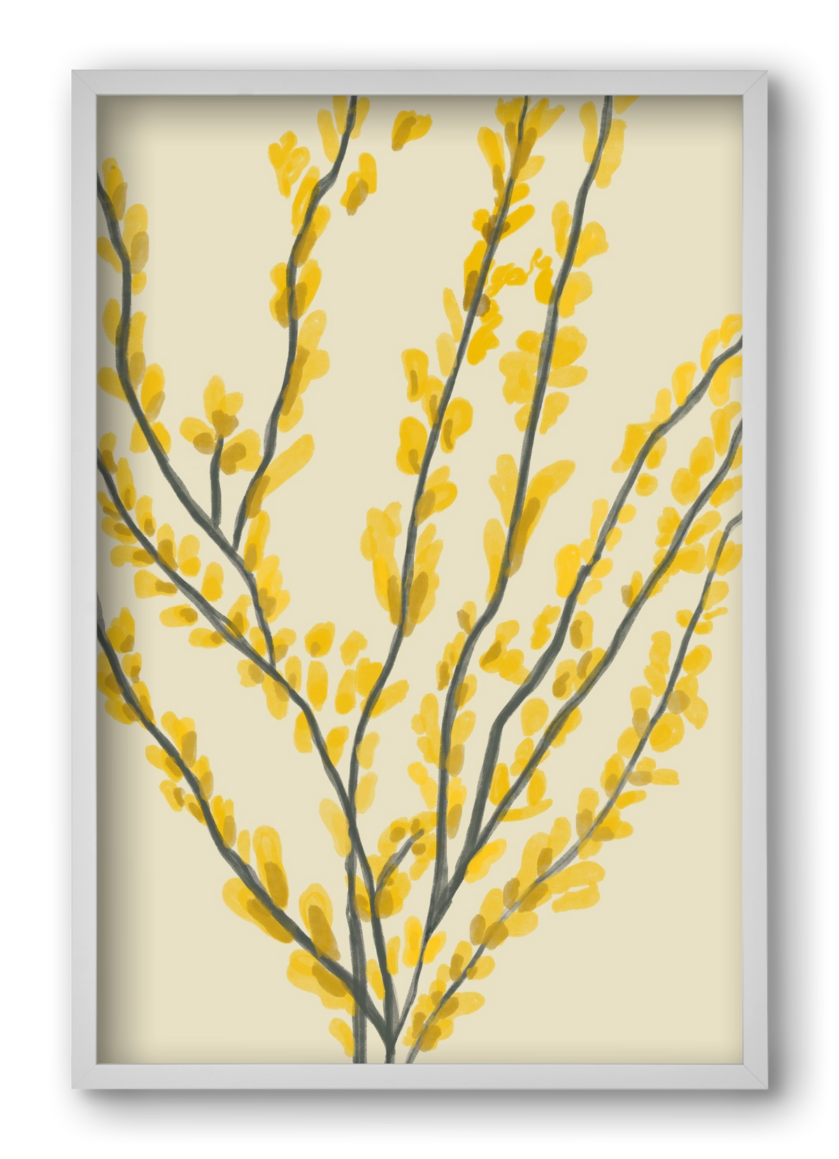 Cadaqués , 40x60 cm (40x60 cm), Fehér keret