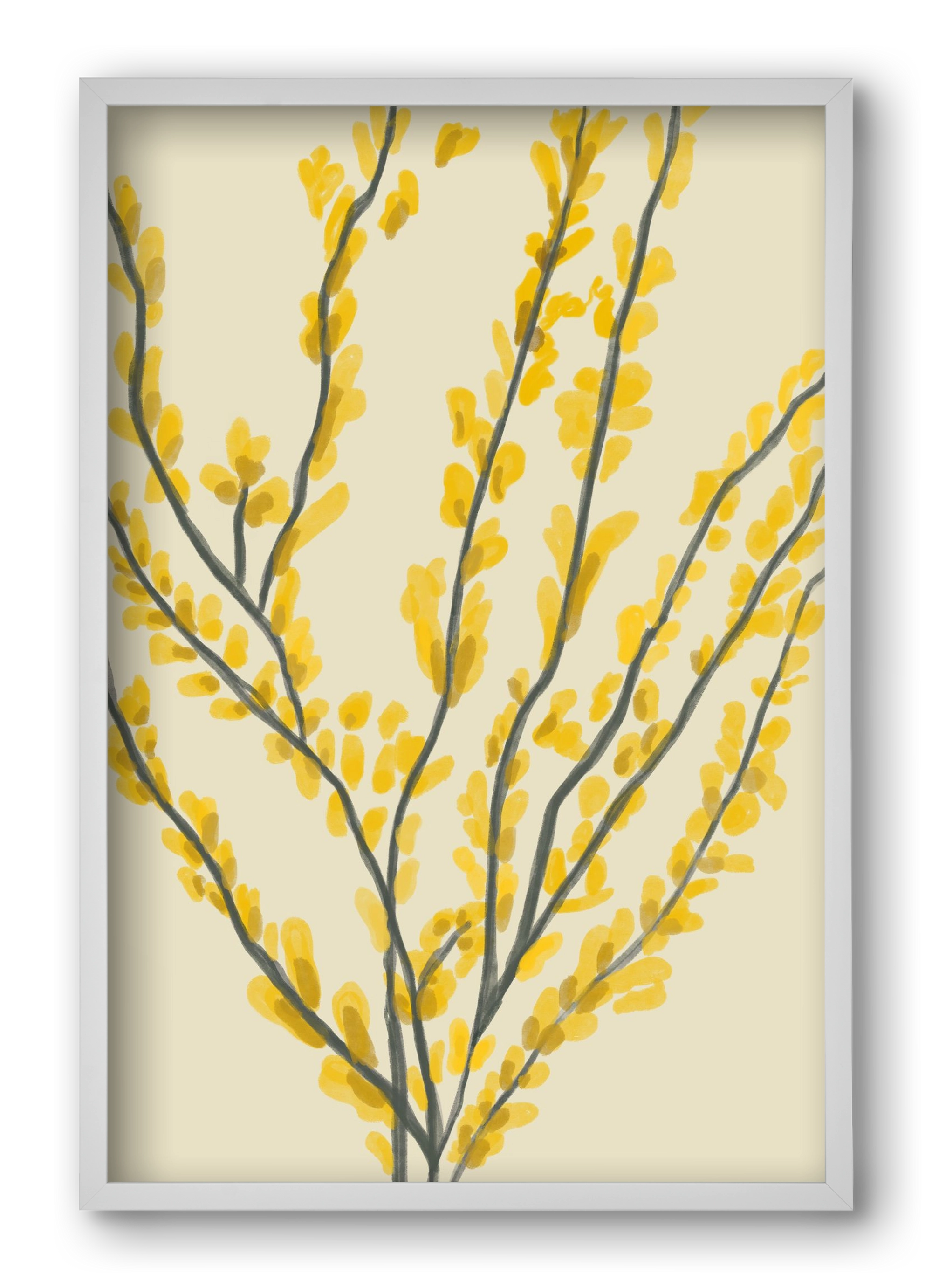 Cadaqués , 40x60 cm (40x60 cm), Fehér keret