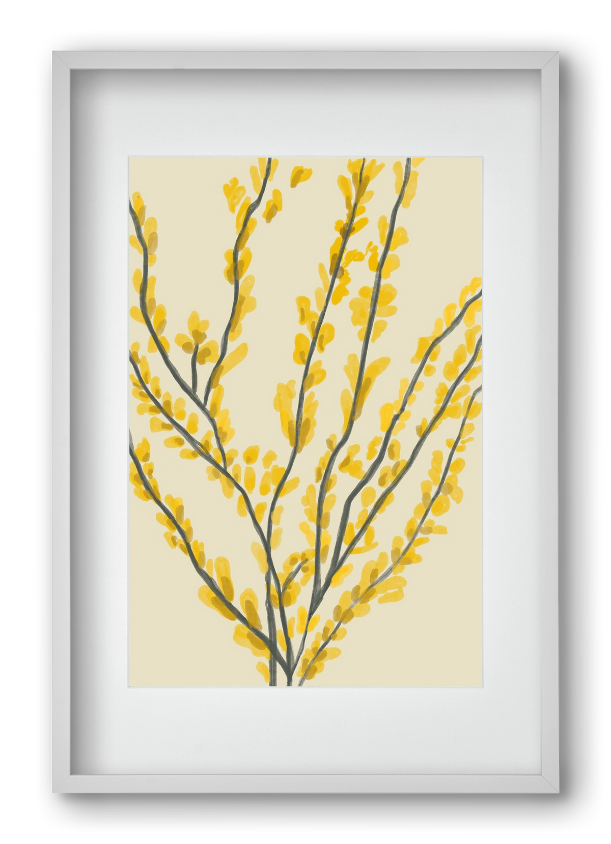 Cadaqués , 40x60 cm (30x45 cm), Fehér keret, paszpartuval