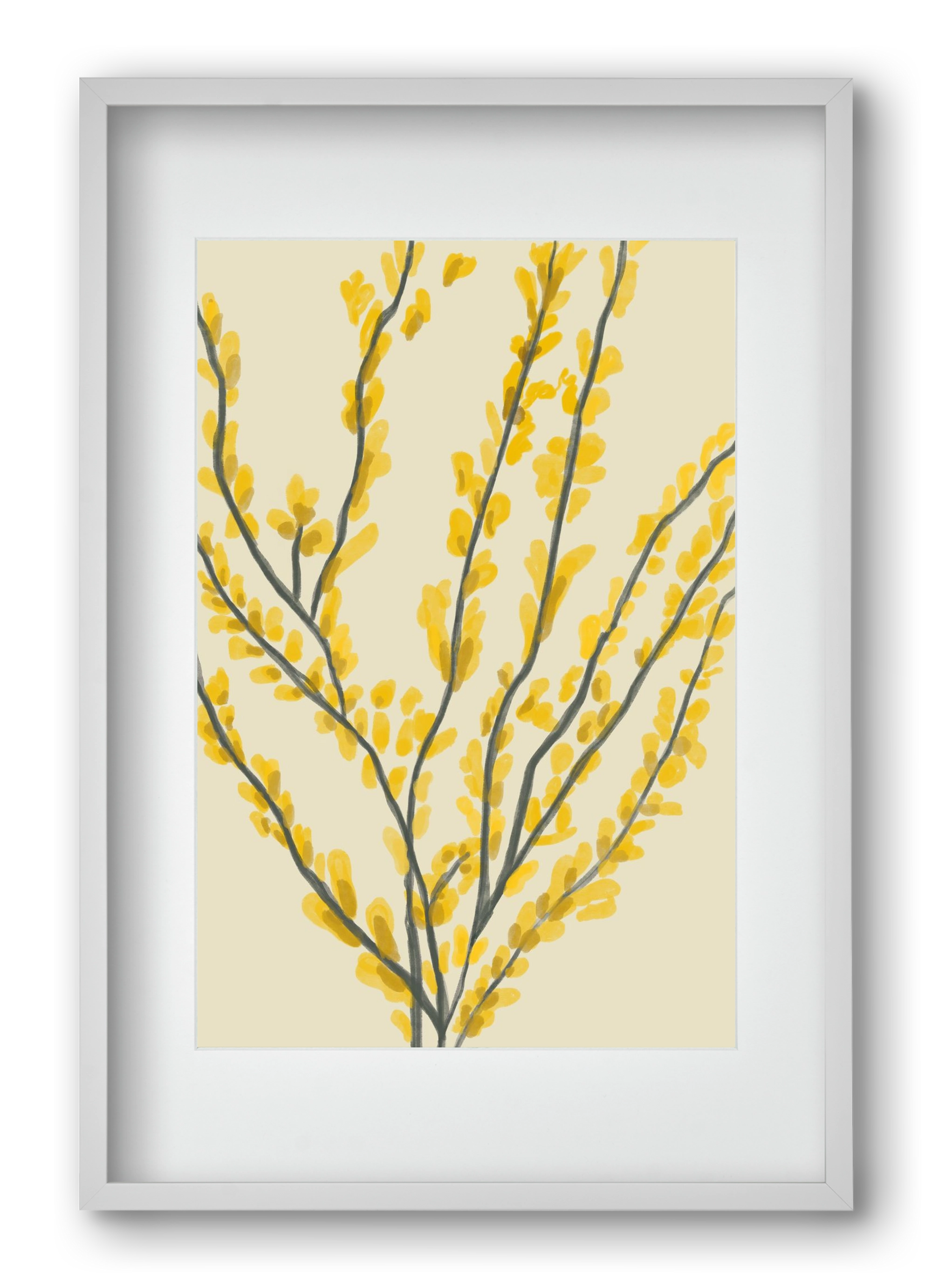 Cadaqués , 40x60 cm (30x45 cm), Fehér keret, paszpartuval