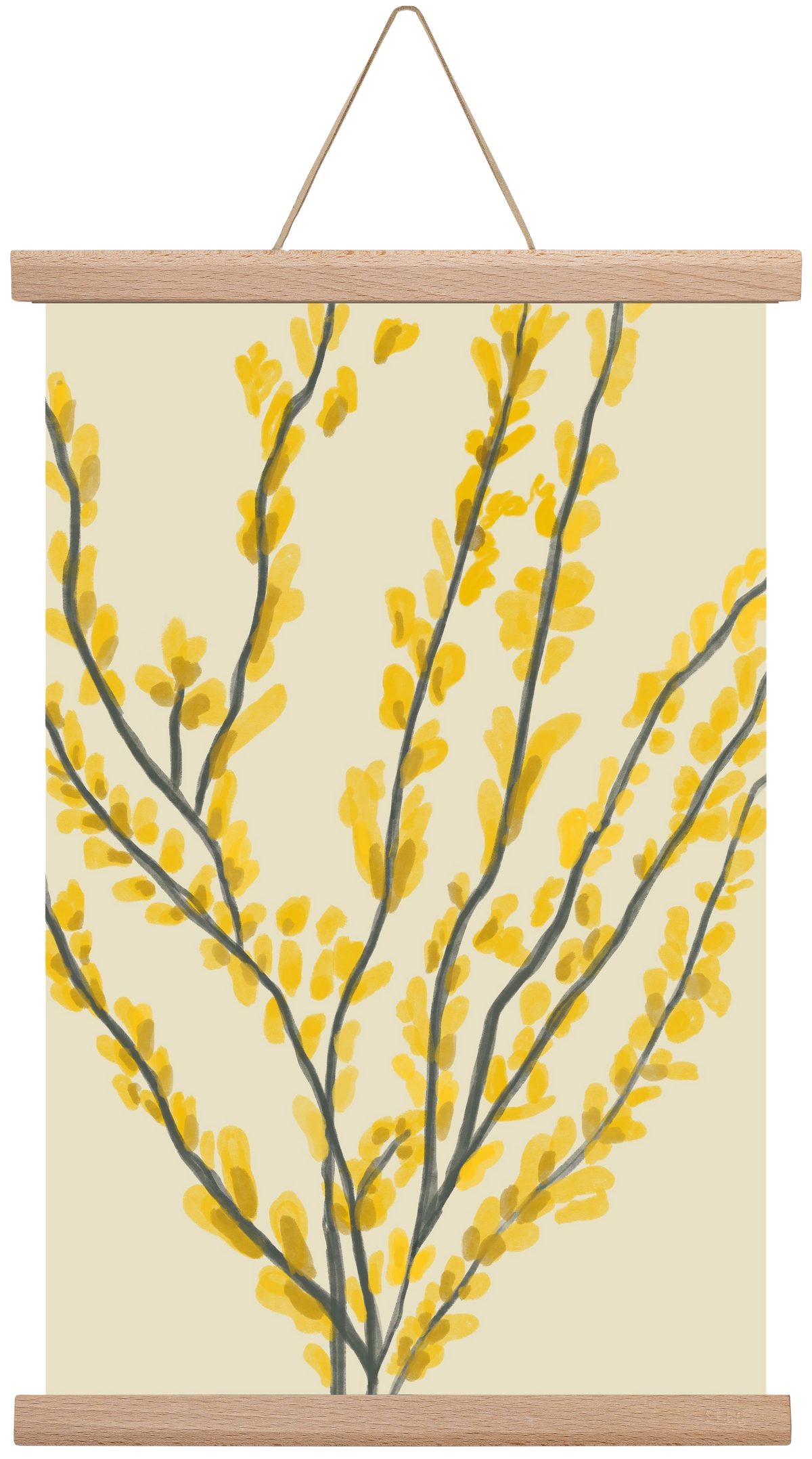 Cadaqués , 30x45 cm (30x45 cm), Tölgy akasztó