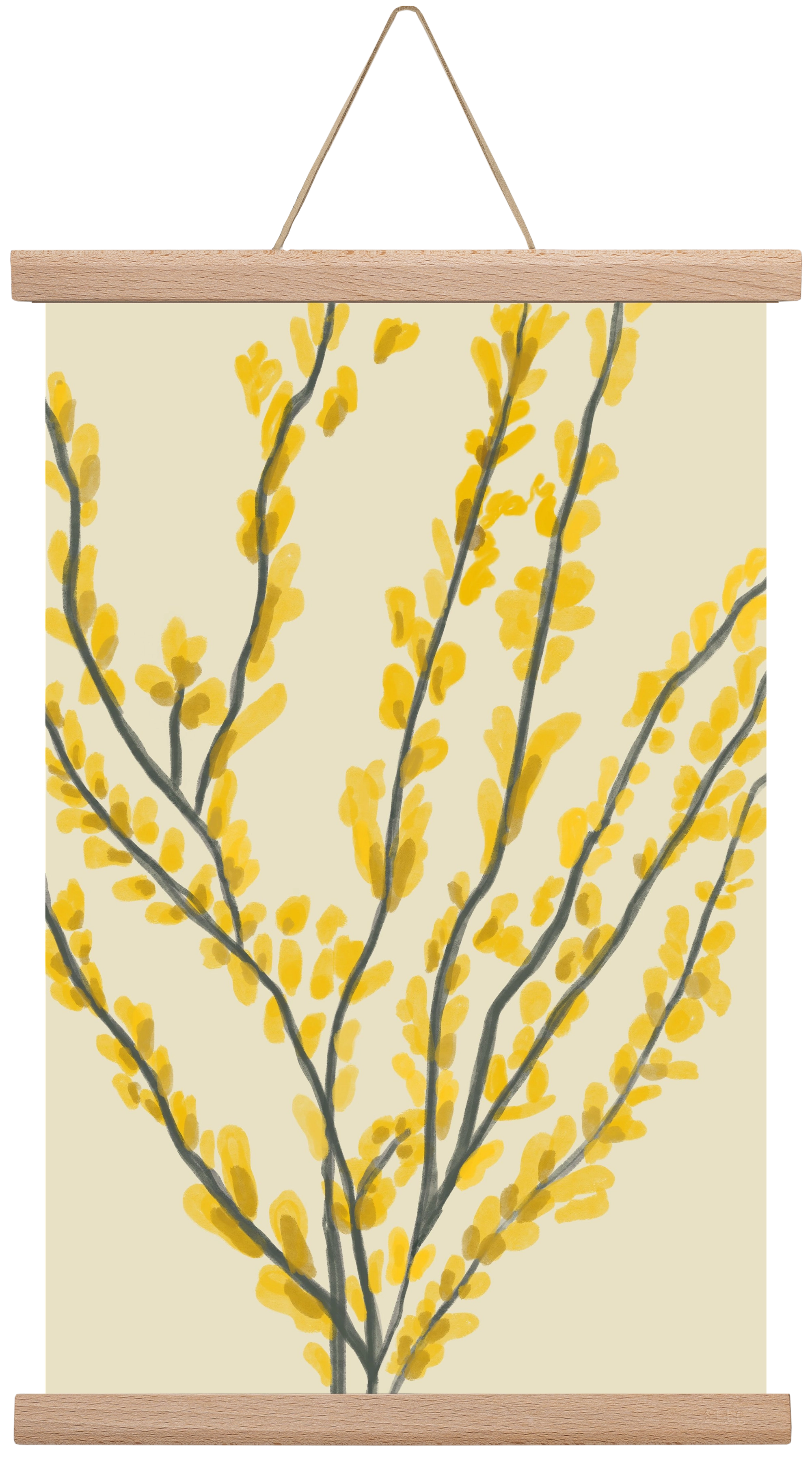 Cadaqués , 30x45 cm (30x45 cm), Tölgy akasztó