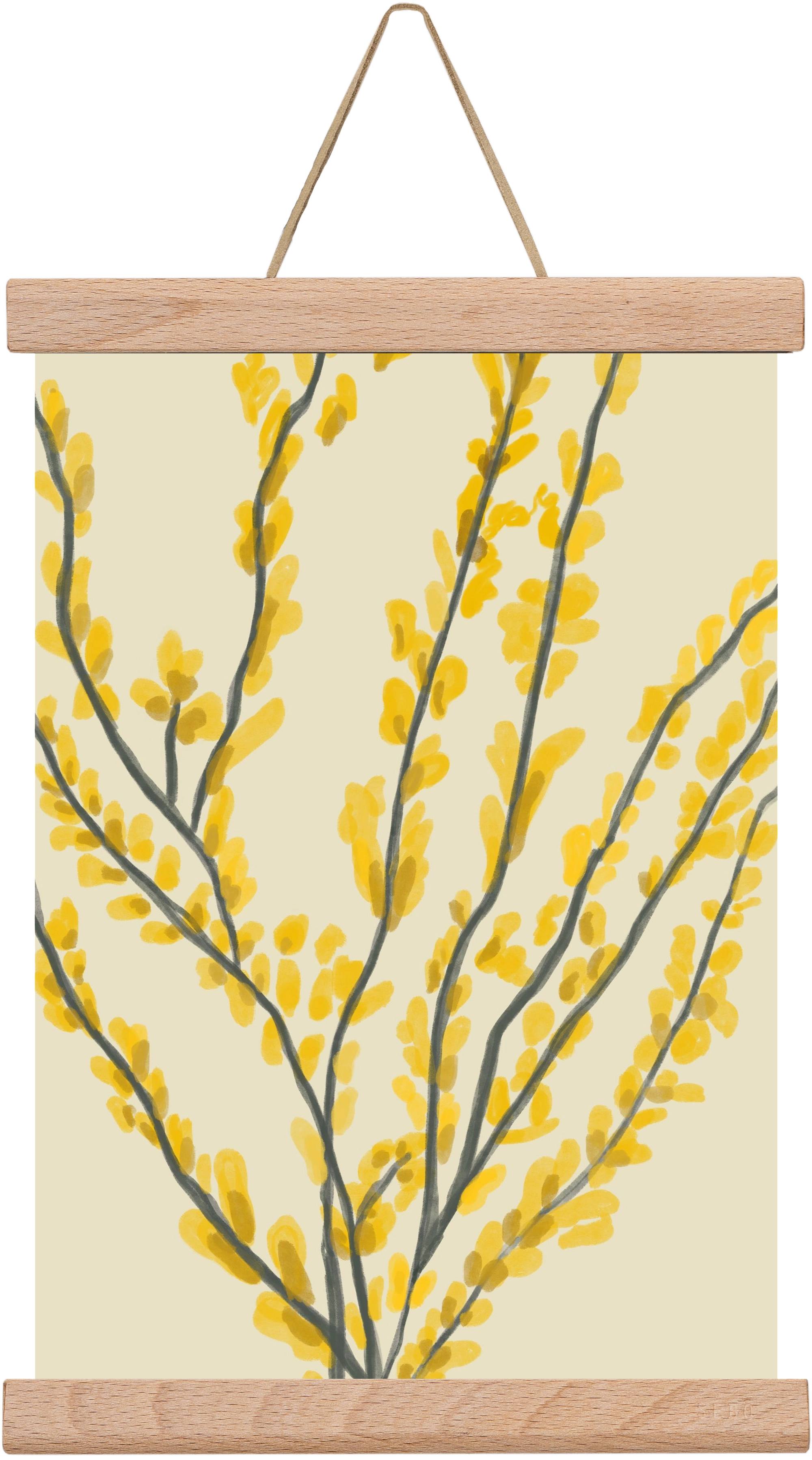 Cadaqués , 20x30 cm (20x30 cm), Tölgy akasztó