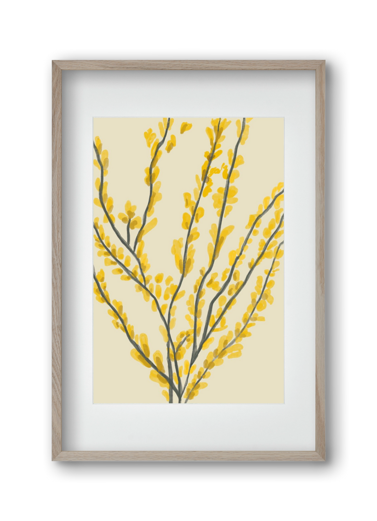 Cadaqués , 30x45 cm (20x30 cm), Tölgy keret, paszpartuval