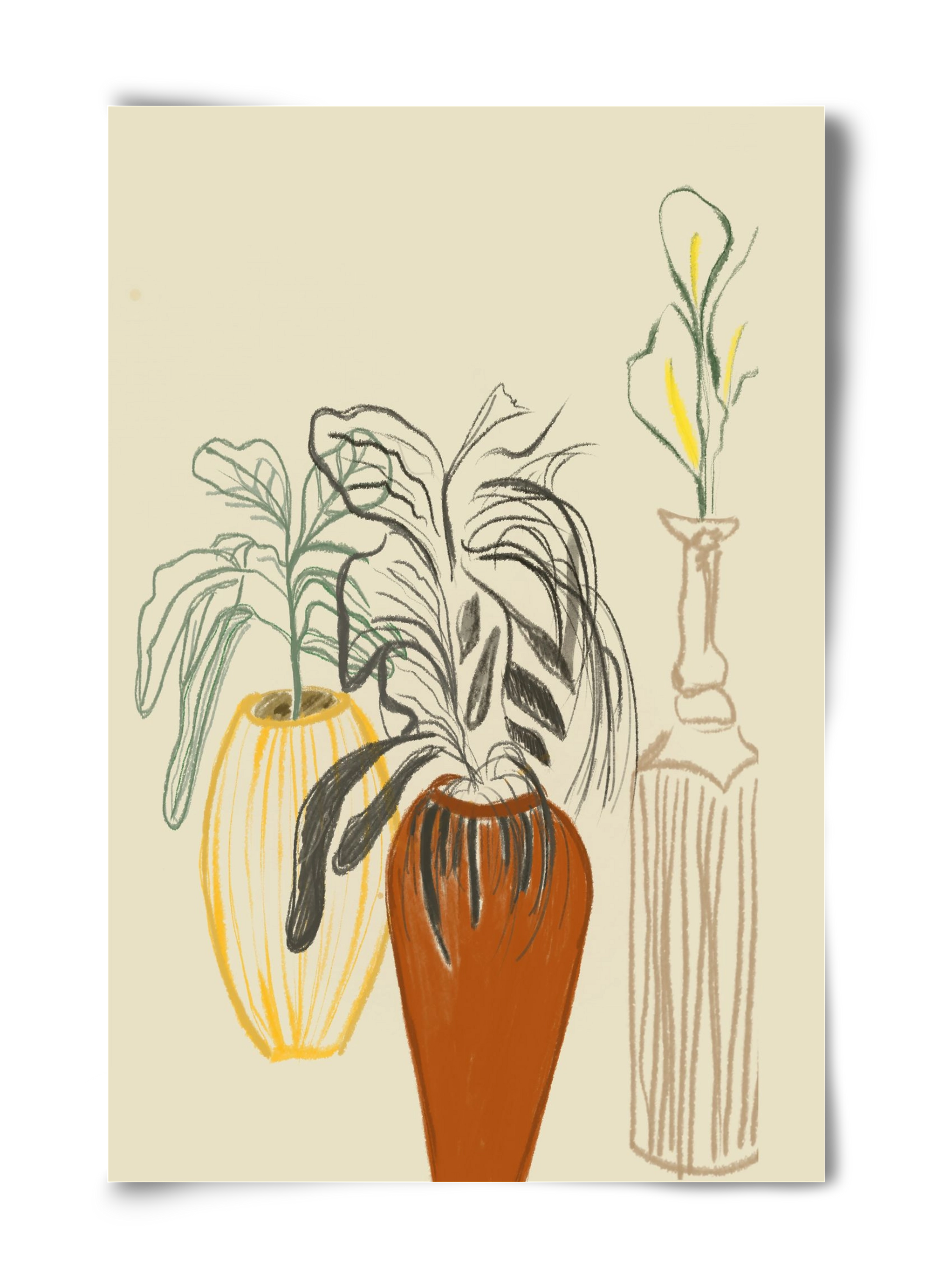 Les Vases , 40x60 cm, Keret nélkül