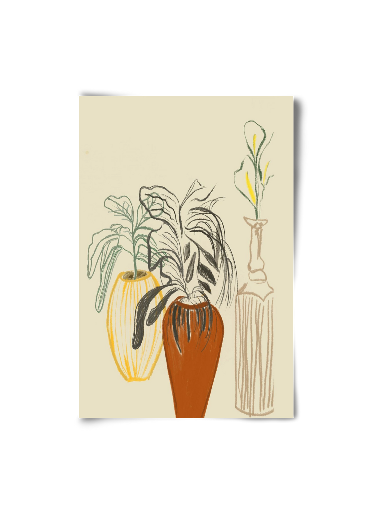 Les Vases , 20x30 cm, Keret nélkül