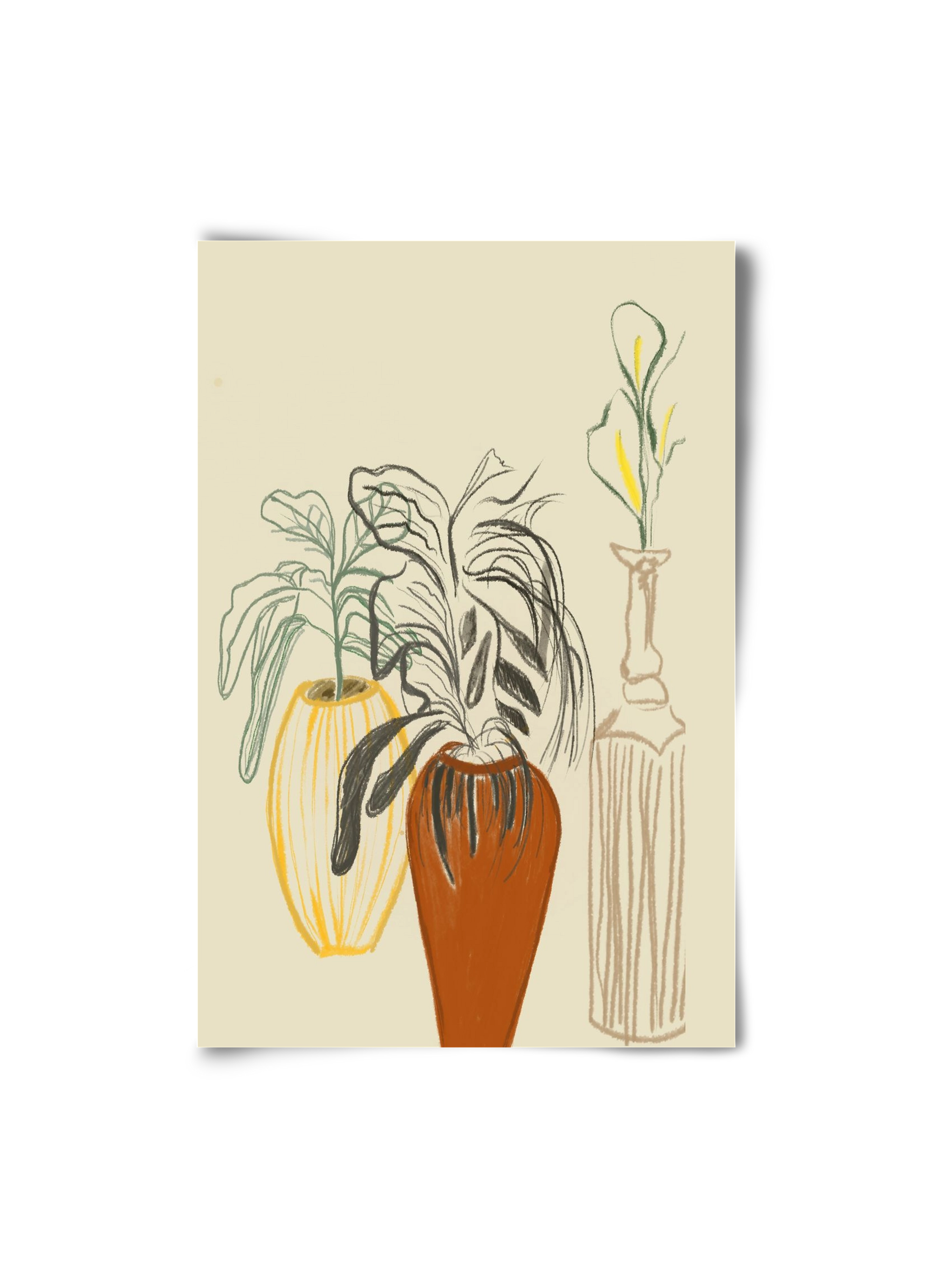 Les Vases , 20x30 cm, Keret nélkül