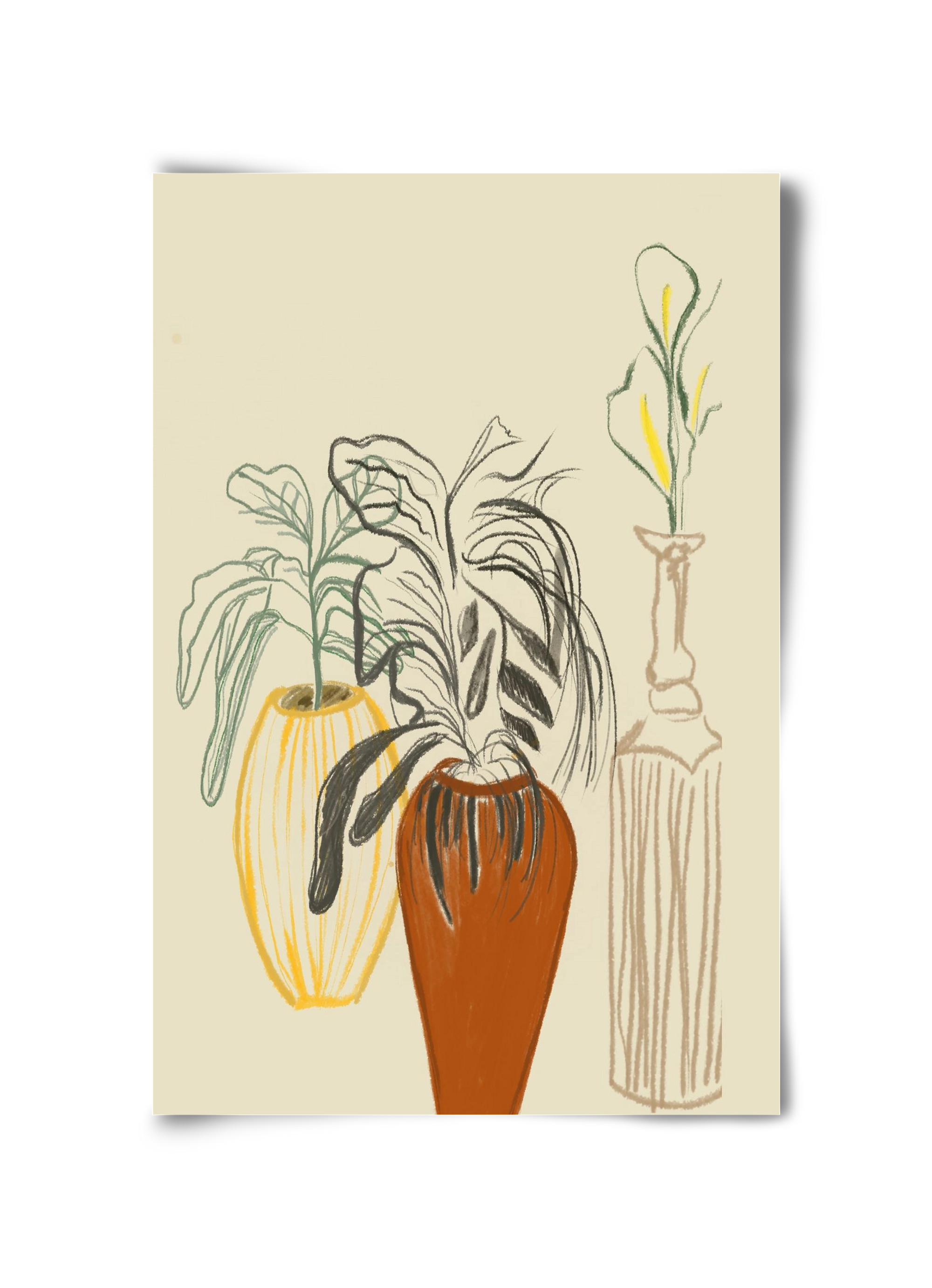 Les Vases , 30x45 cm, Keret nélkül