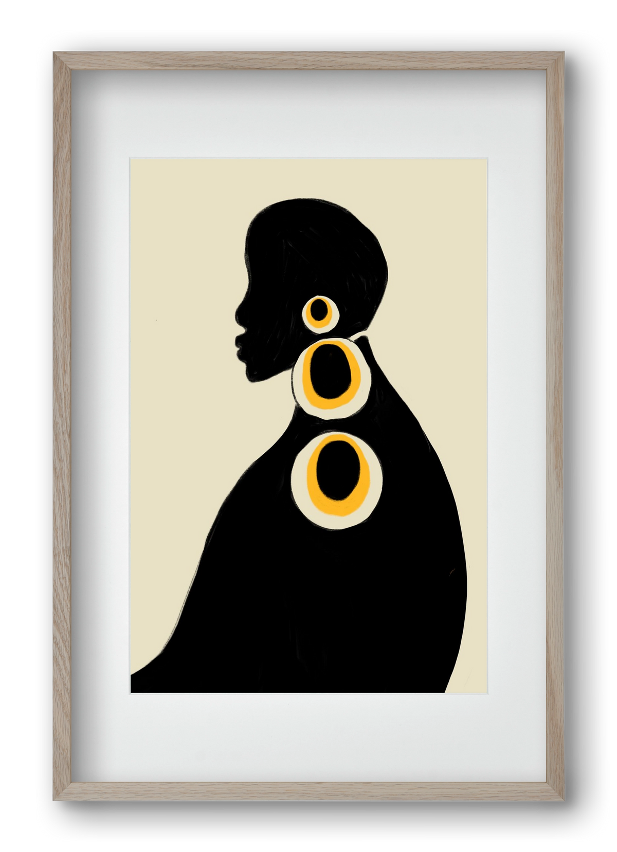 Adé, 40x60 cm (30x45 cm), Tölgy keret, paszpartuval