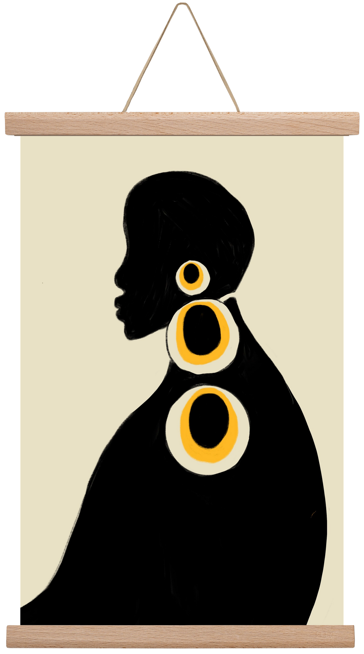 Adé, 30x45 cm (30x45 cm), Tölgy akasztó