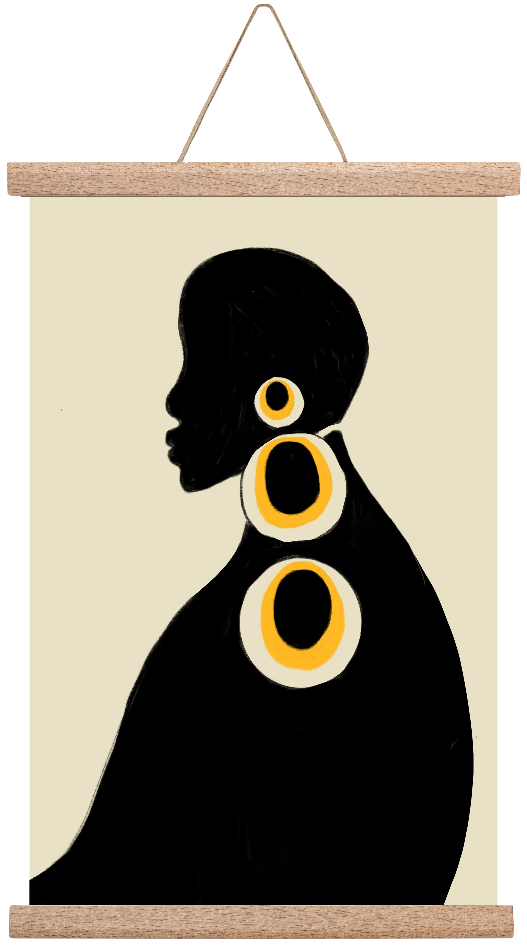 Adé, 30x45 cm (30x45 cm), Tölgy akasztó