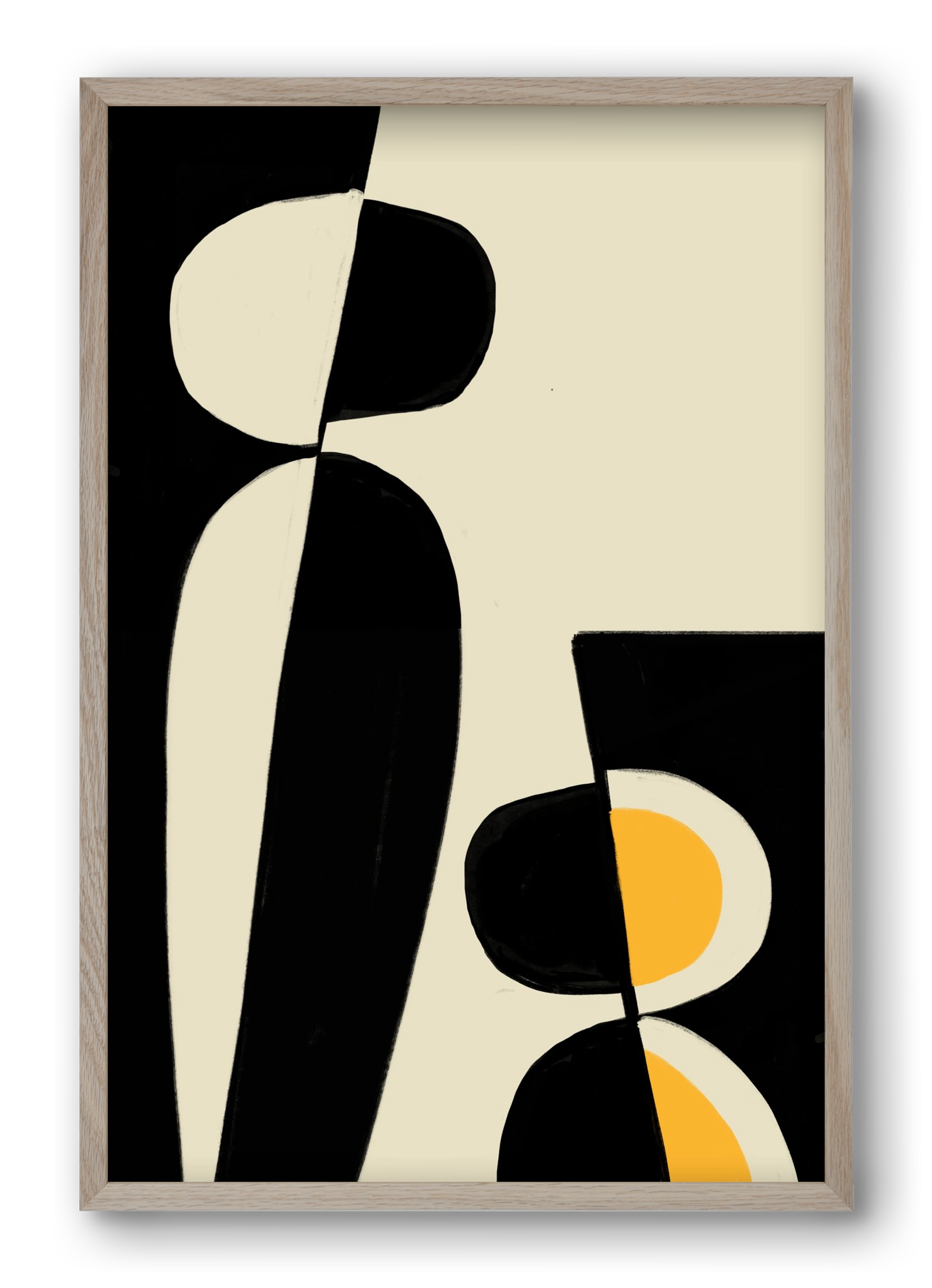 Cala , 40x60 cm (40x60 cm), Tölgy keret