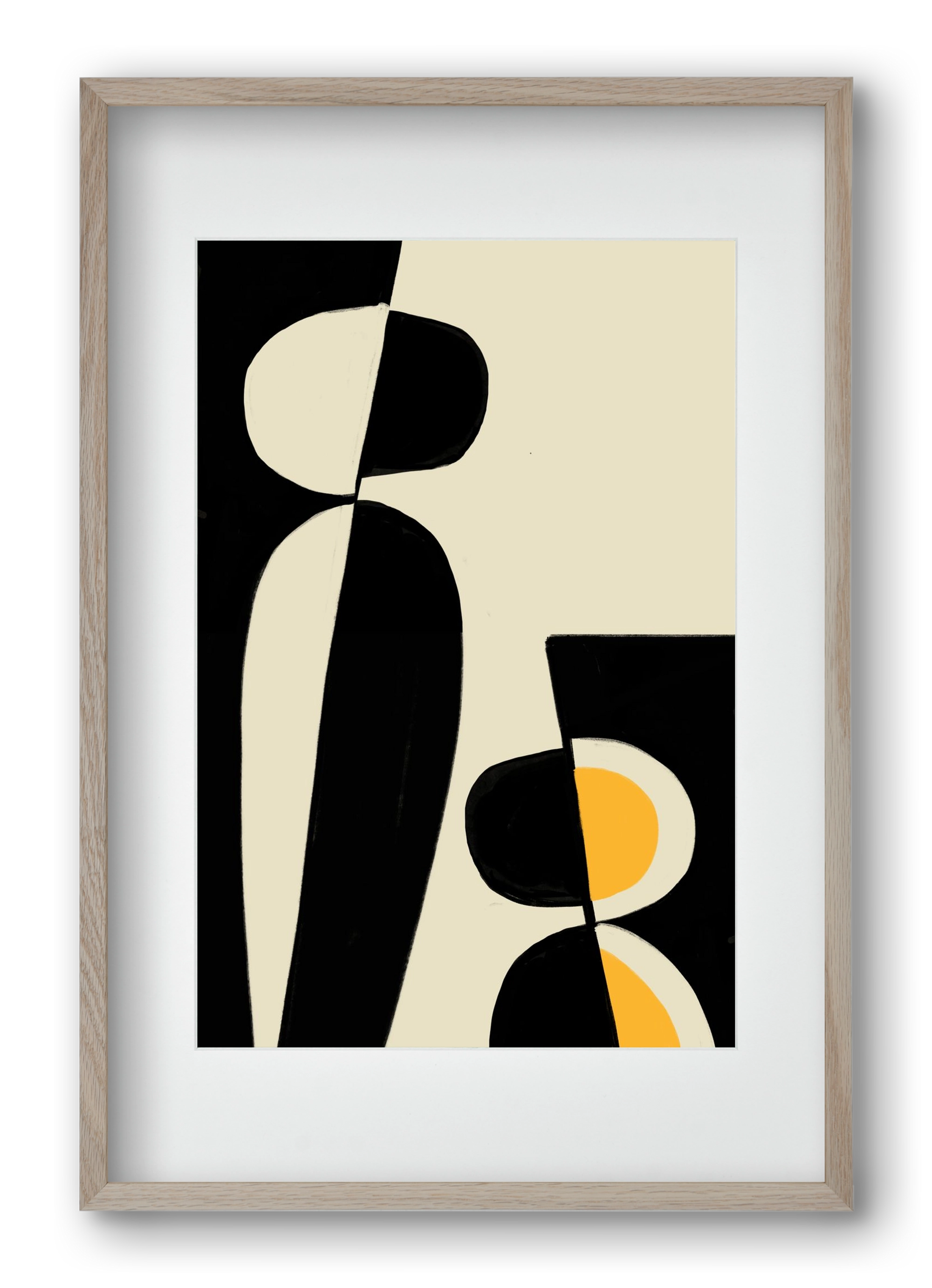 Cala , 40x60 cm (30x45 cm), Tölgy keret, paszpartuval