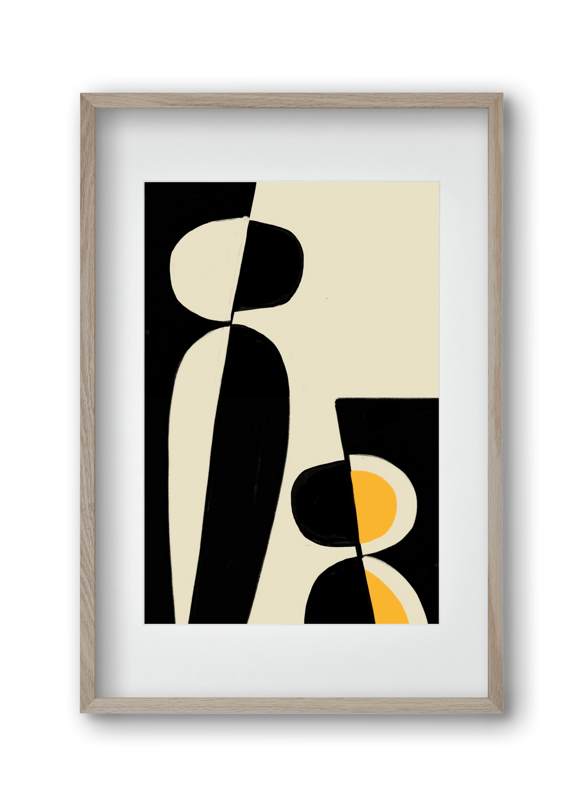 Cala , 30x45 cm (20x30 cm), Tölgy keret, paszpartuval