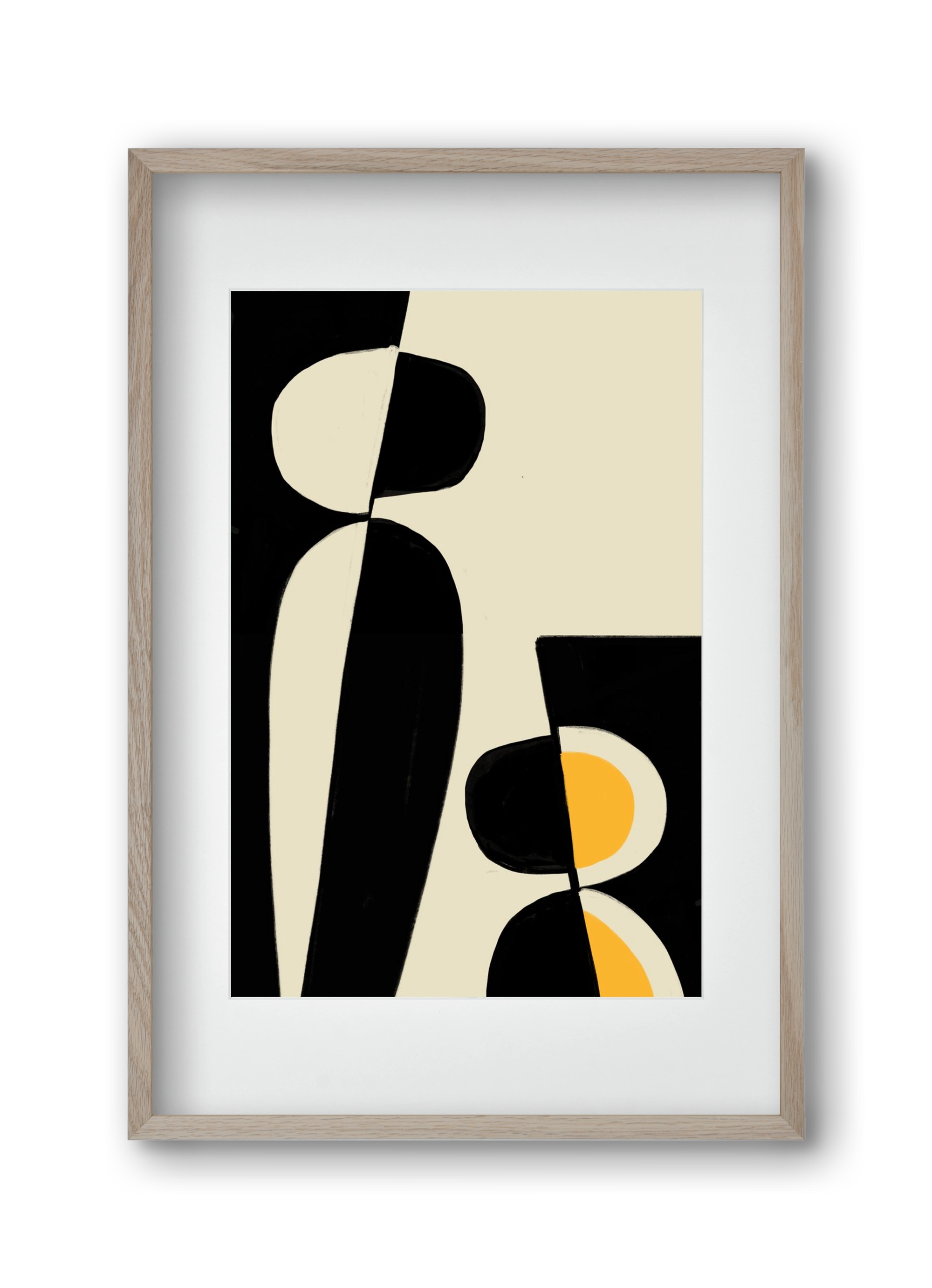 Cala , 30x45 cm (20x30 cm), Tölgy keret, paszpartuval