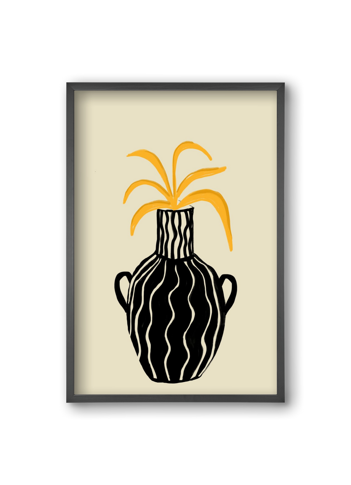 Amphore , 20x30 cm (20x30 cm), Fekete keret