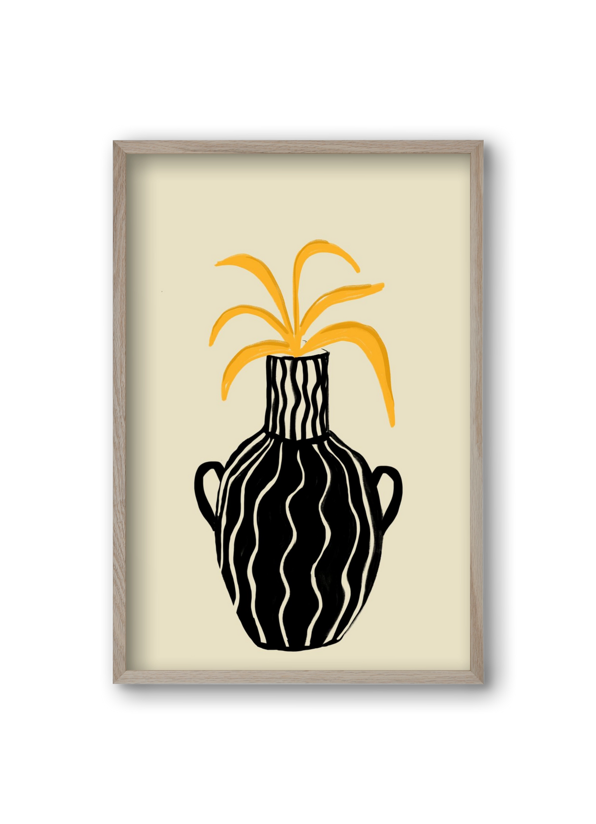 Amphore , 20x30 cm (20x30 cm), Tölgy keret