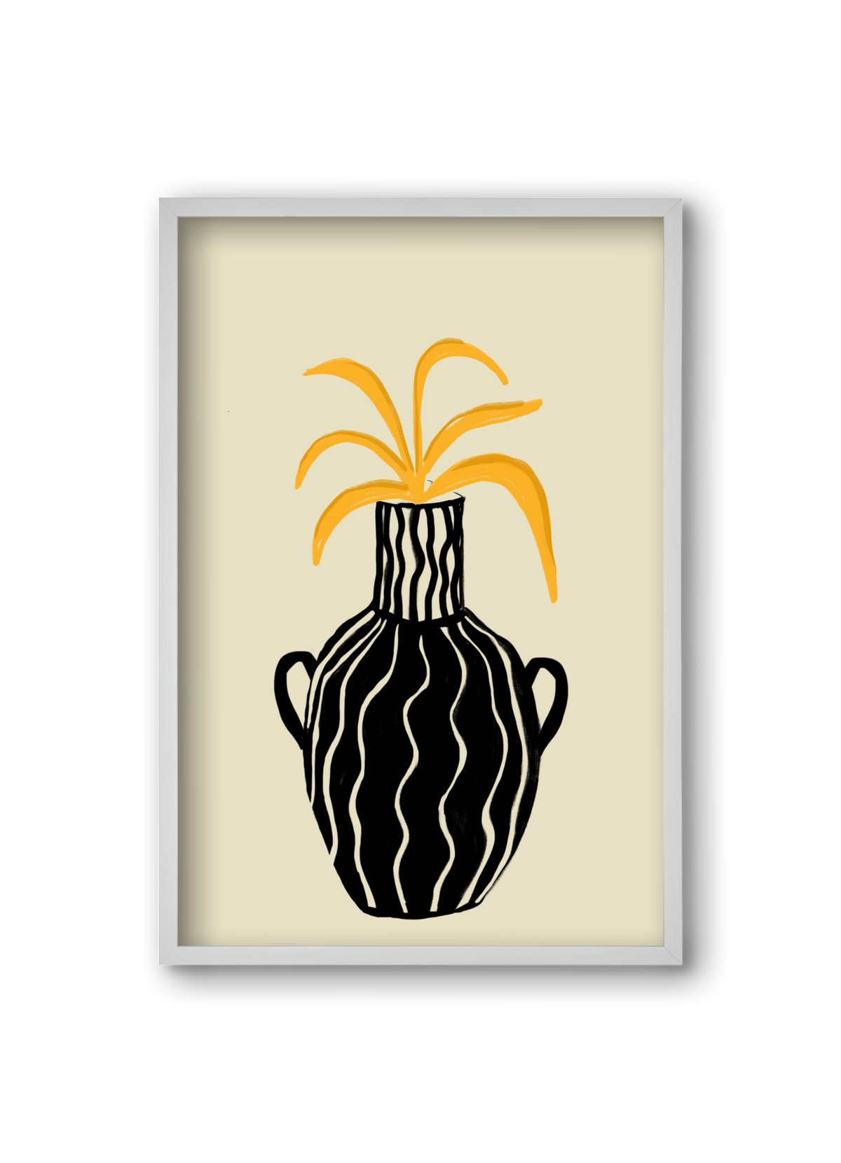 Amphore , 20x30 cm (20x30 cm), Fehér keret