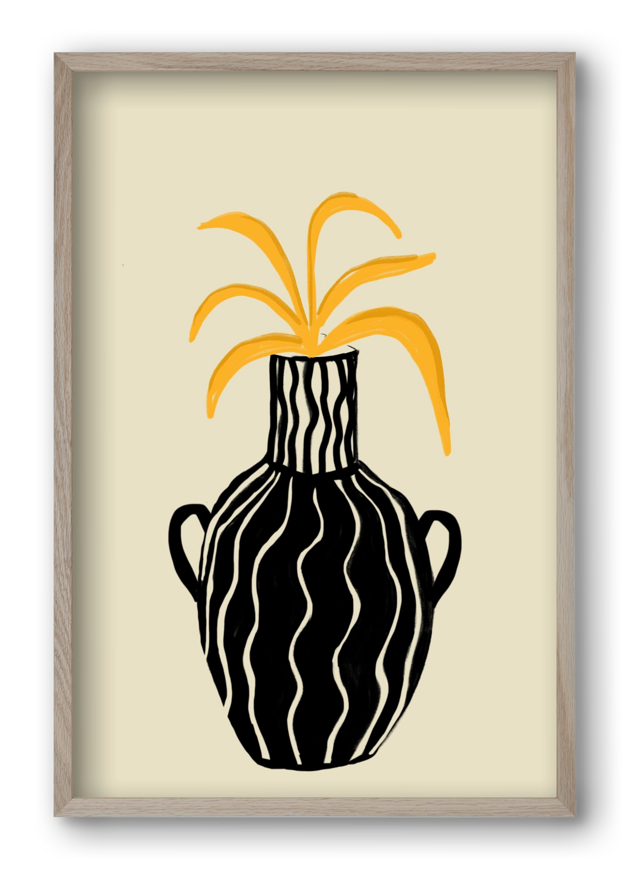 Amphore , 40x60 cm (40x60 cm), Tölgy keret