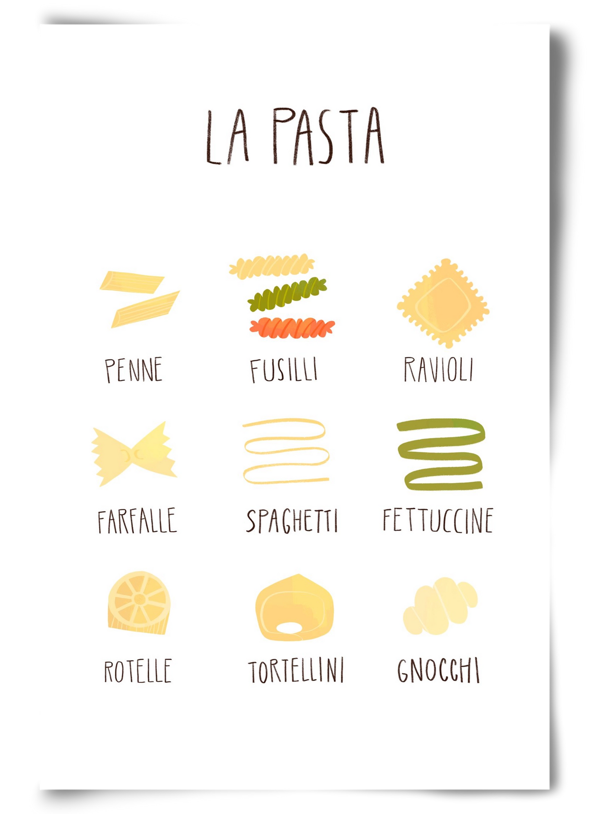 La Pasta, 60x90 cm, Keret nélkül