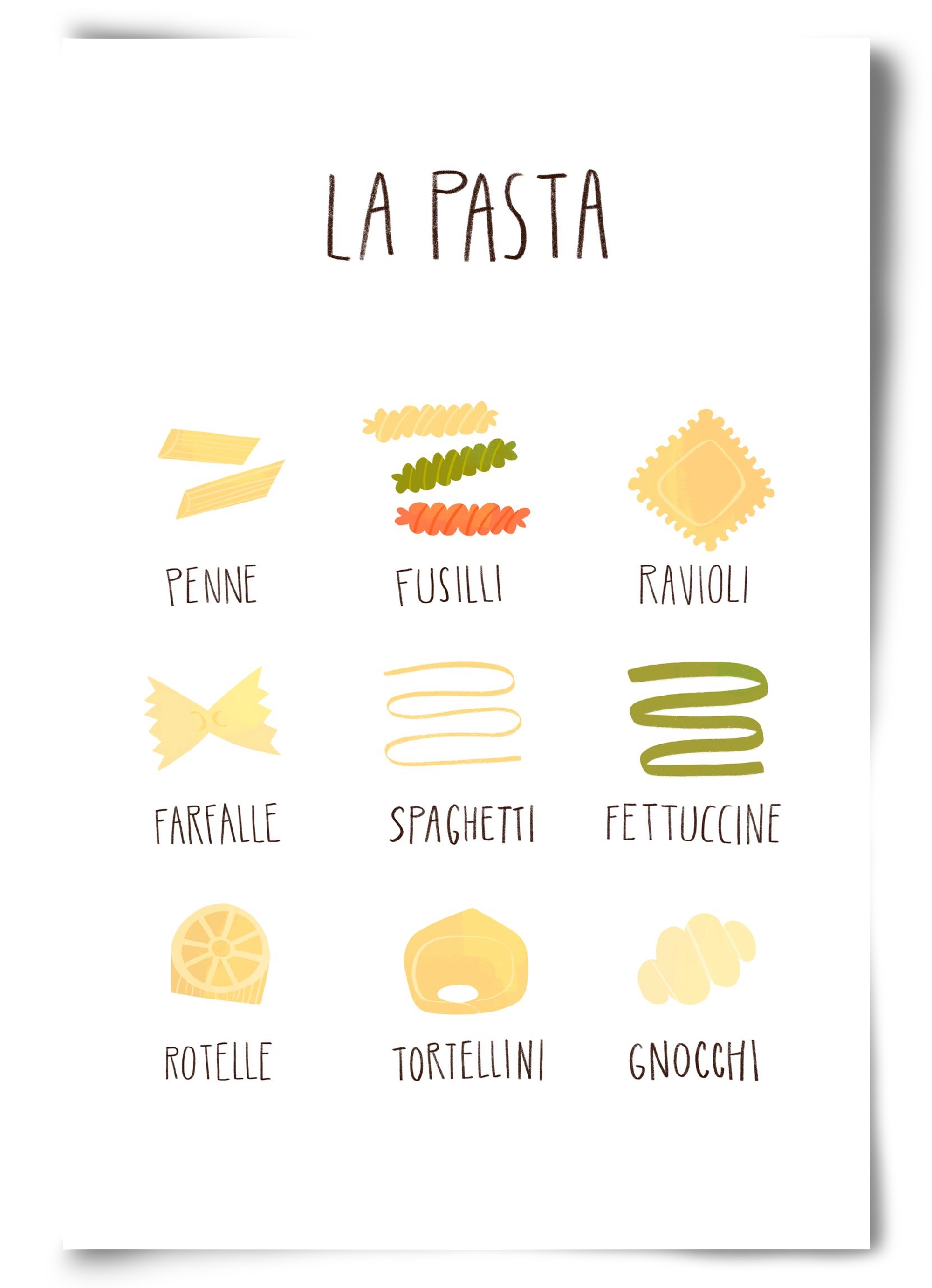 La Pasta, 60x90 cm, Keret nélkül