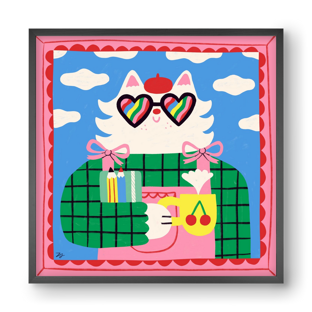 This Gonna be a Good Day, 40x40 cm (40x40 cm), Fekete keret