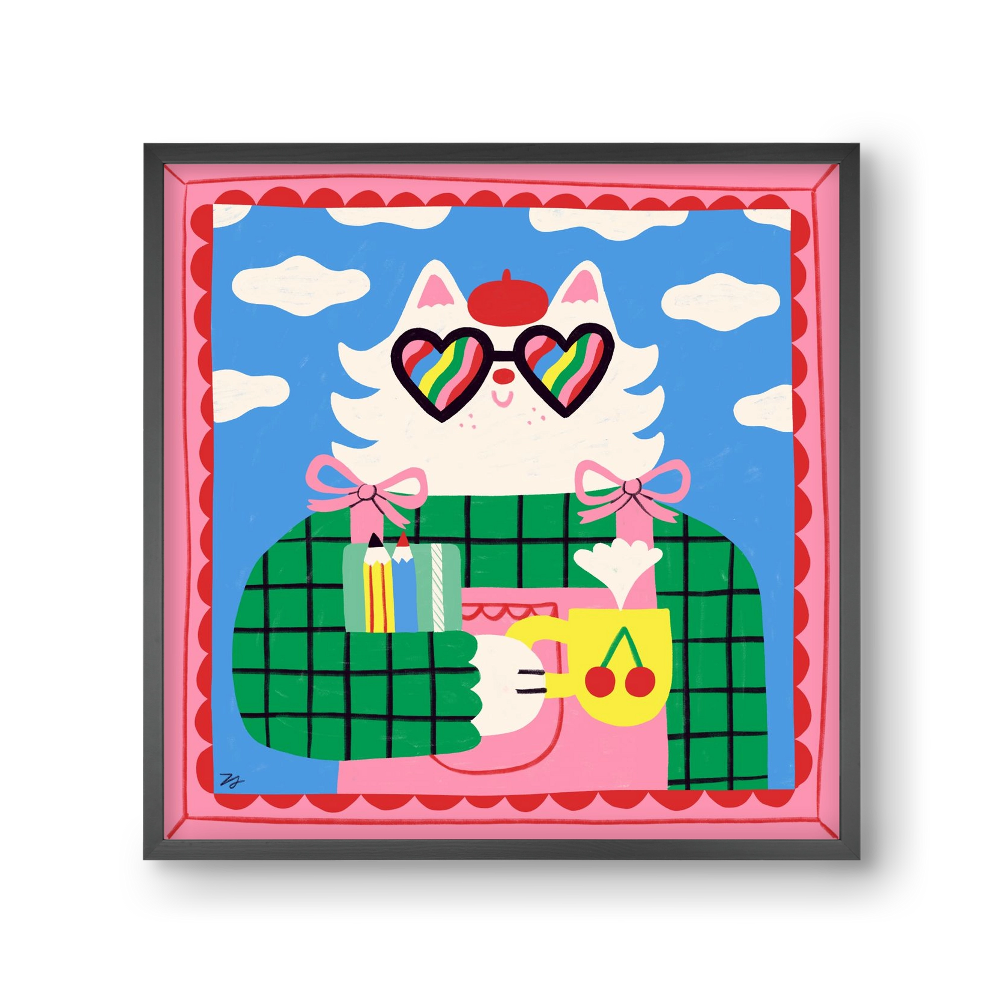 This Gonna be a Good Day, 30x30 cm (30x30 cm), Fekete keret