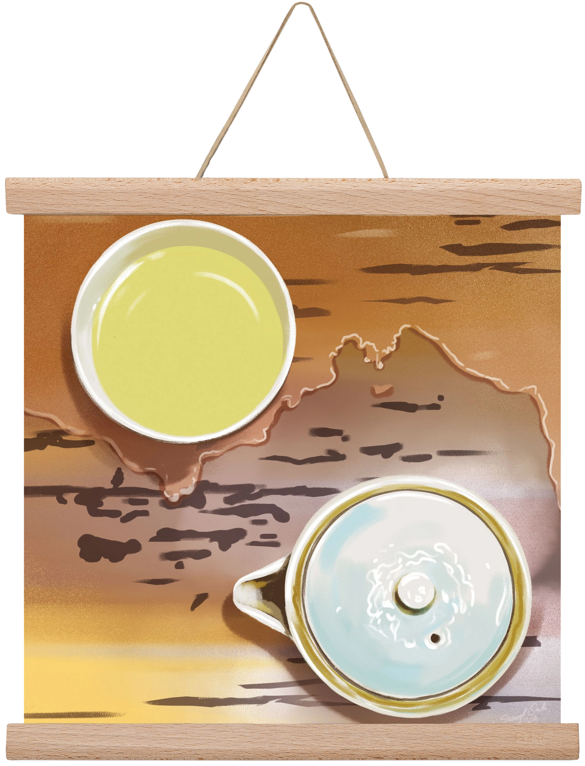 Navigáció, 30x30 cm (30x30 cm), Tölgy akasztó