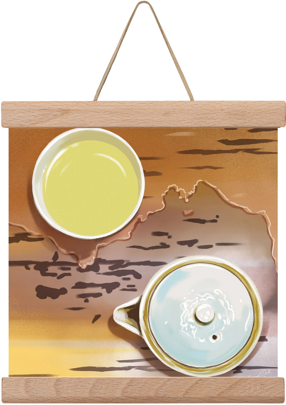 Navigáció, 20x20 cm (20x20 cm), Tölgy akasztó