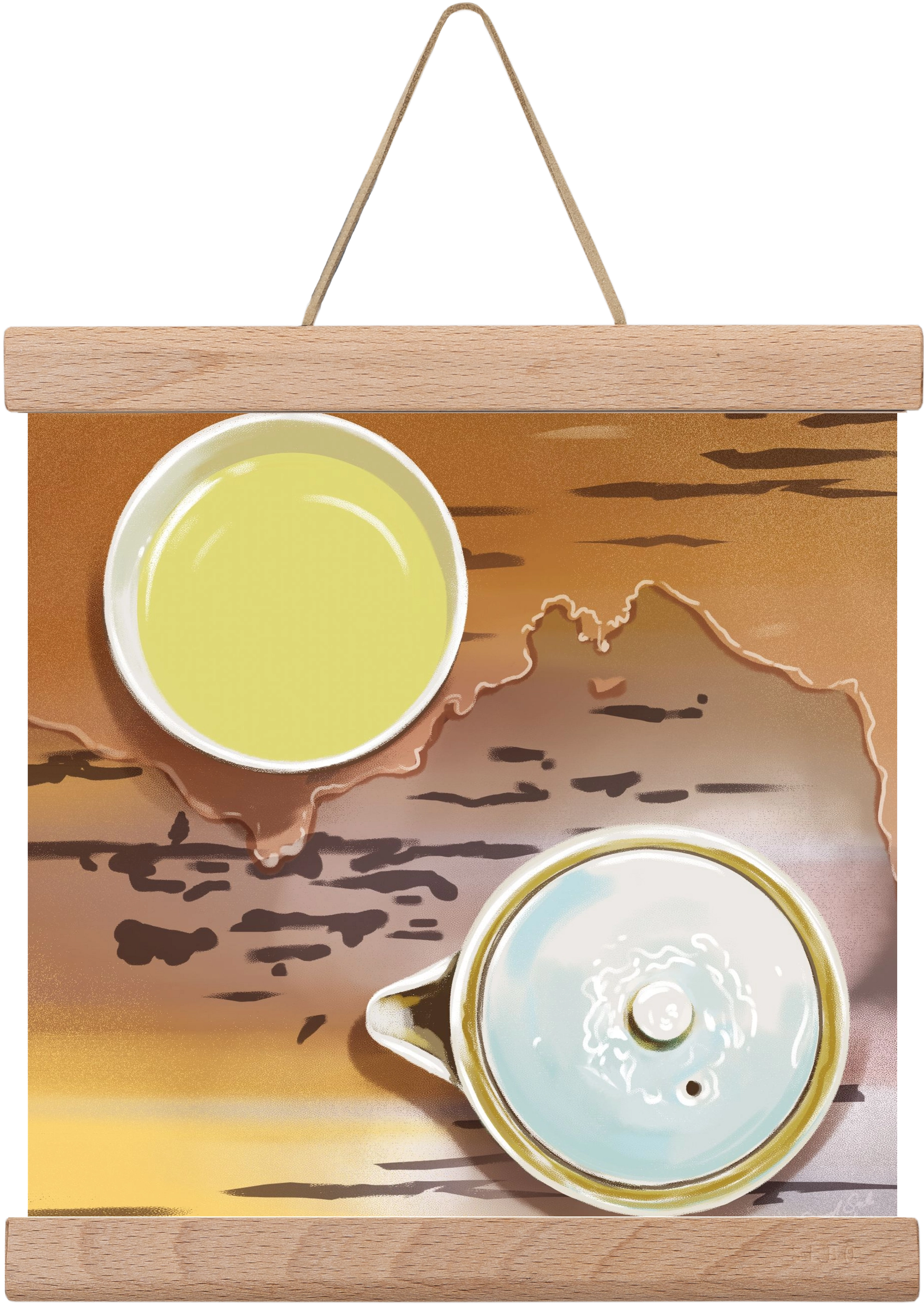 Navigáció, 20x20 cm (20x20 cm), Tölgy akasztó