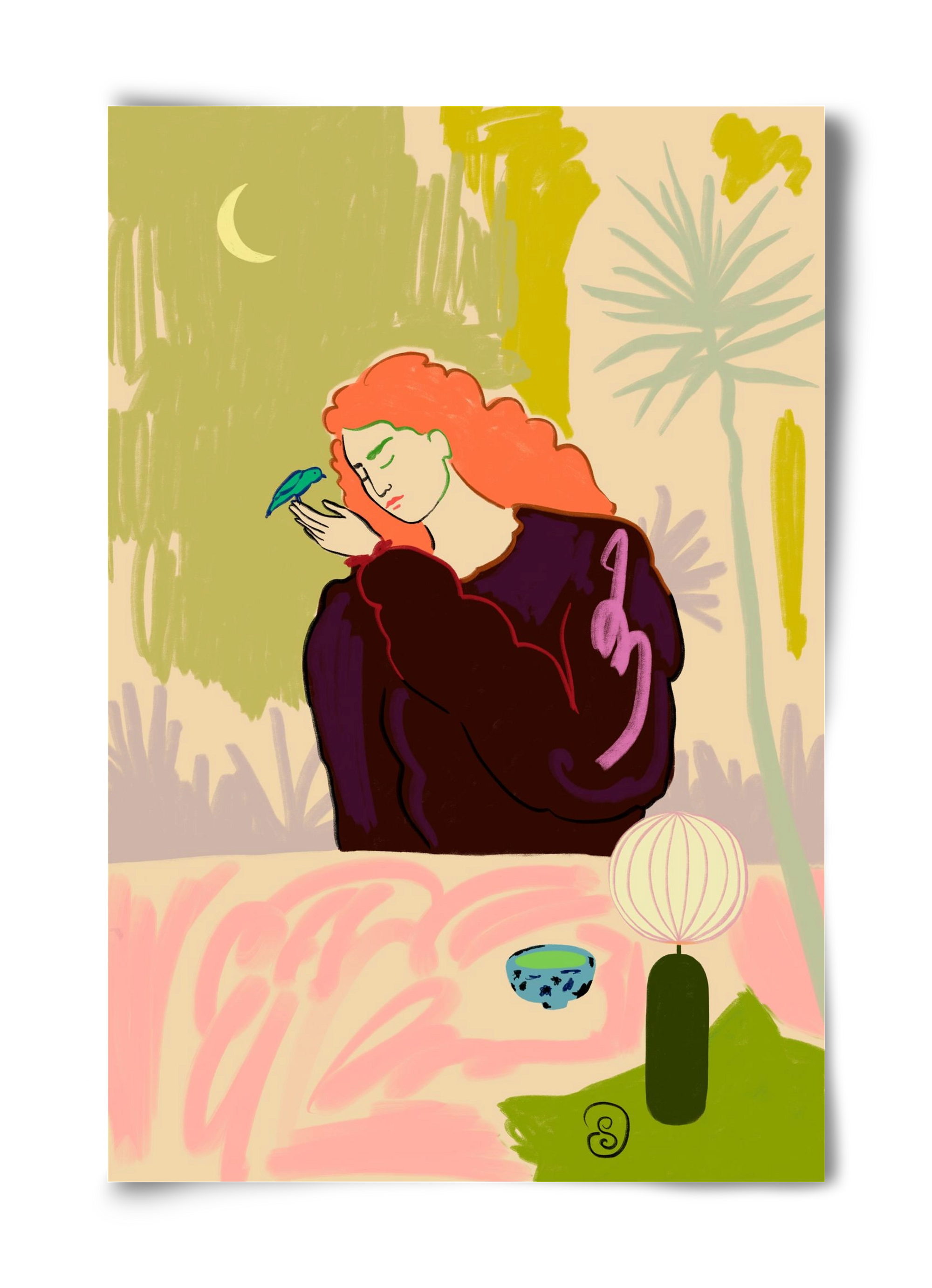 SECRET KNOWLEDGE, 40x60 cm, Keret nélkül