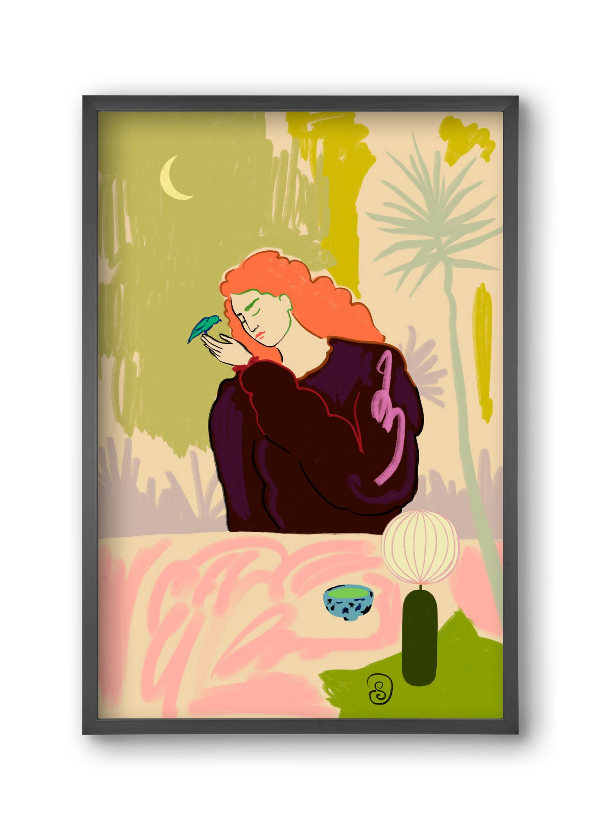 SECRET KNOWLEDGE, 30x45 cm (30x45 cm), Fekete keret