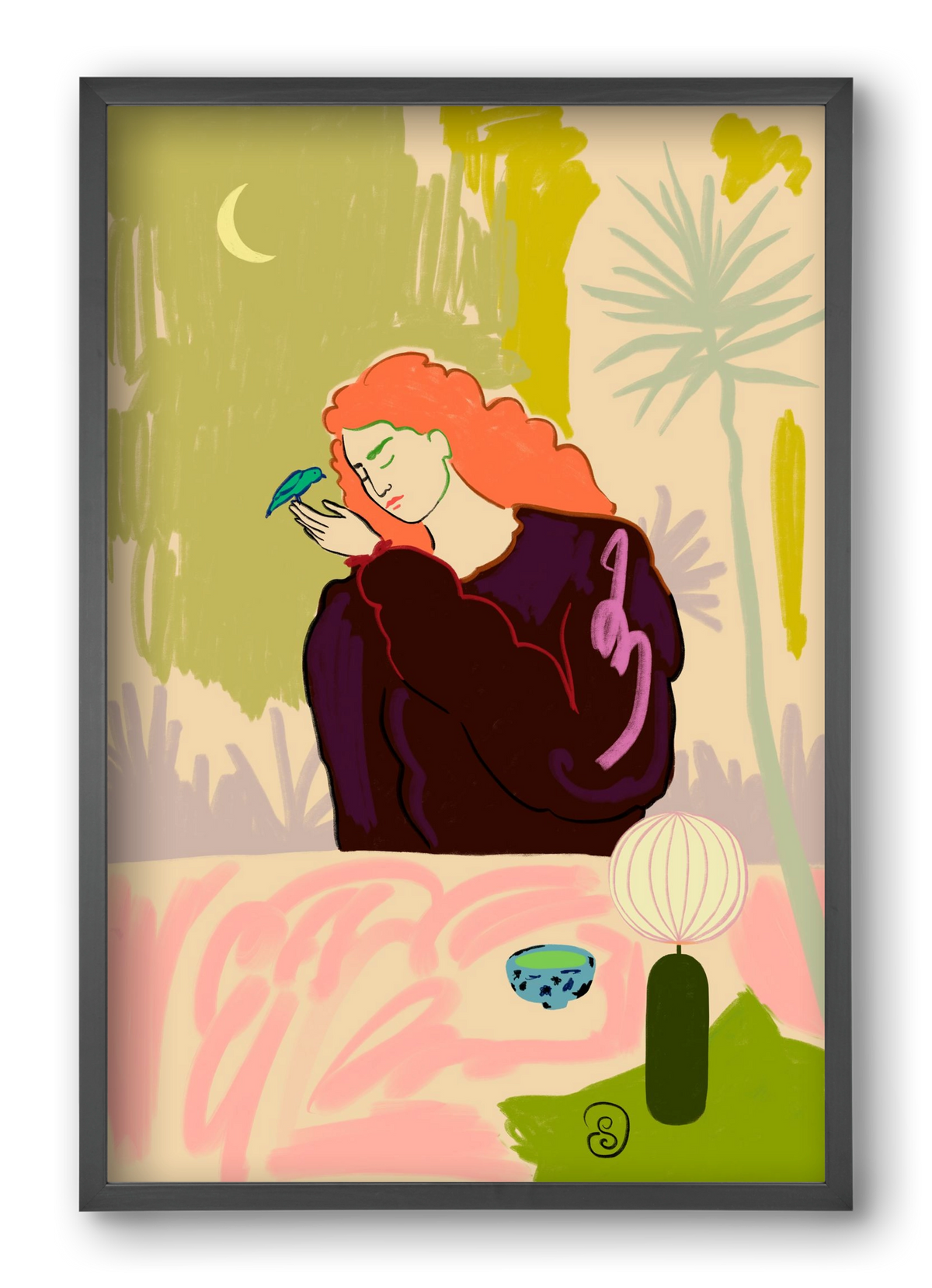 SECRET KNOWLEDGE, 40x60 cm (40x60 cm), Fekete keret