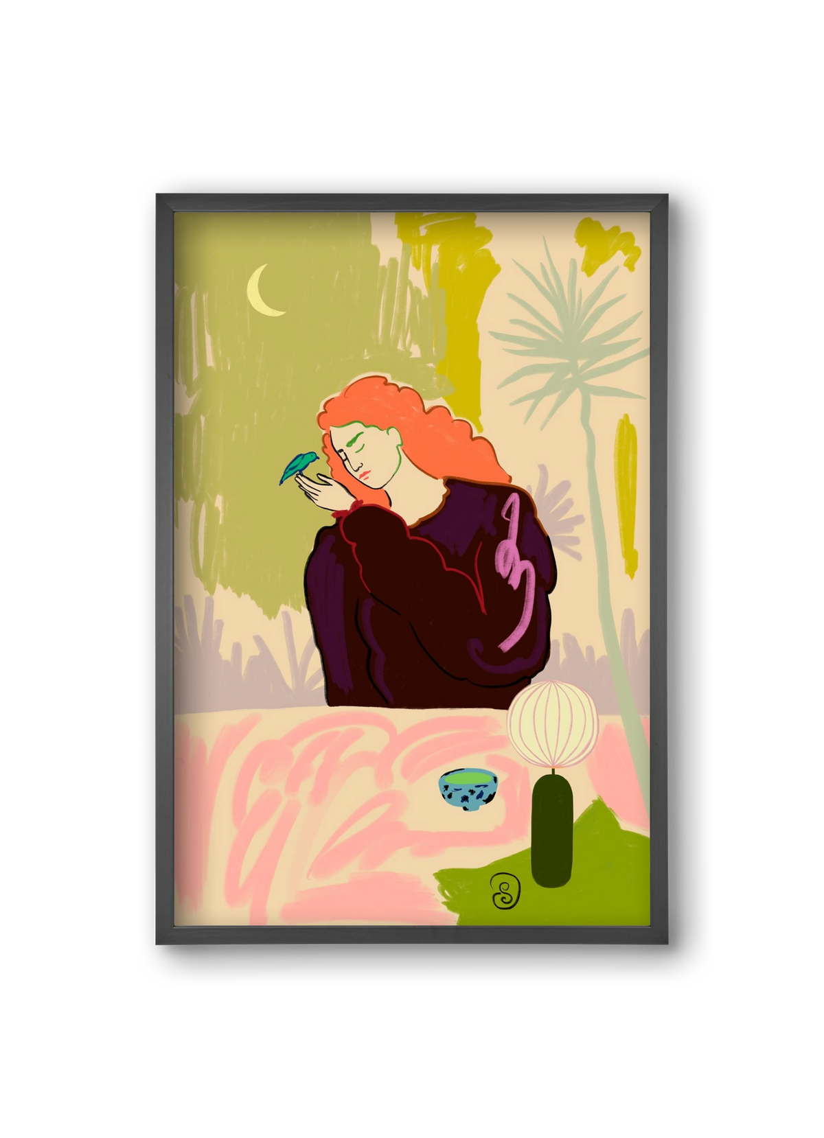 SECRET KNOWLEDGE, 20x30 cm (20x30 cm), Fekete keret