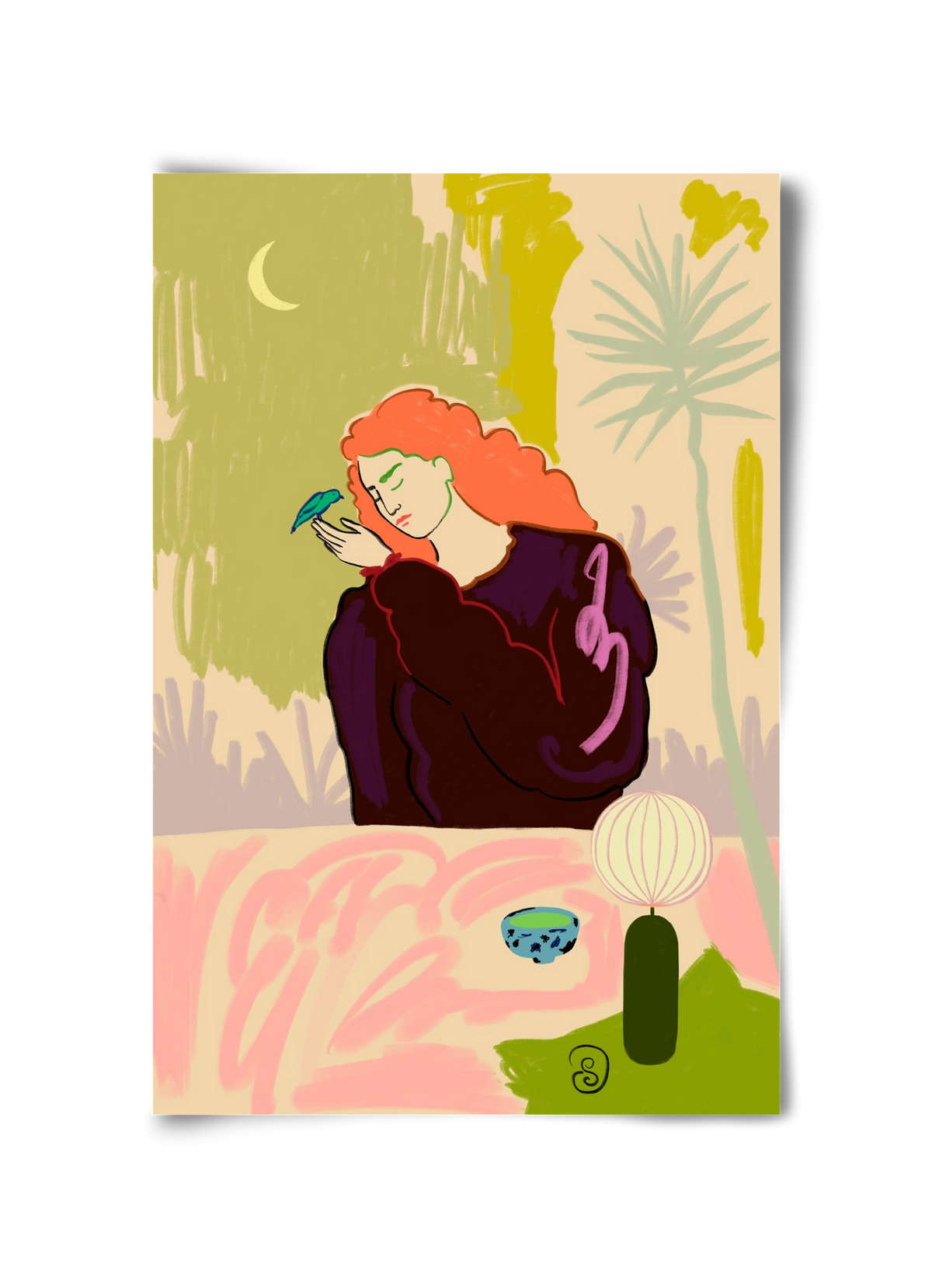 SECRET KNOWLEDGE, 30x45 cm, Keret nélkül