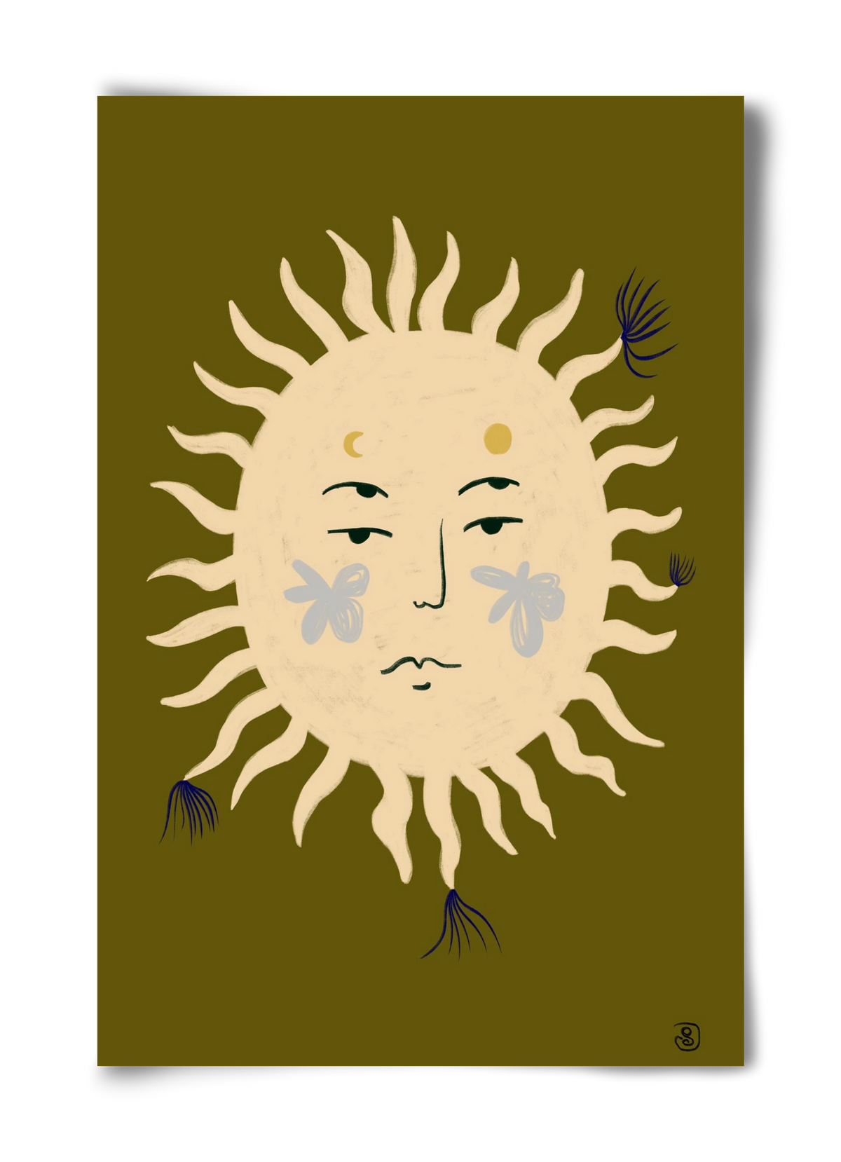 OLIVE SUN, 40x60 cm, Keret nélkül