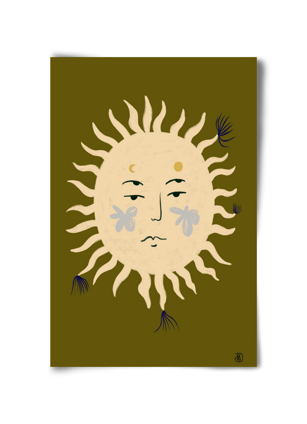 OLIVE SUN, 30x45 cm, Keret nélkül