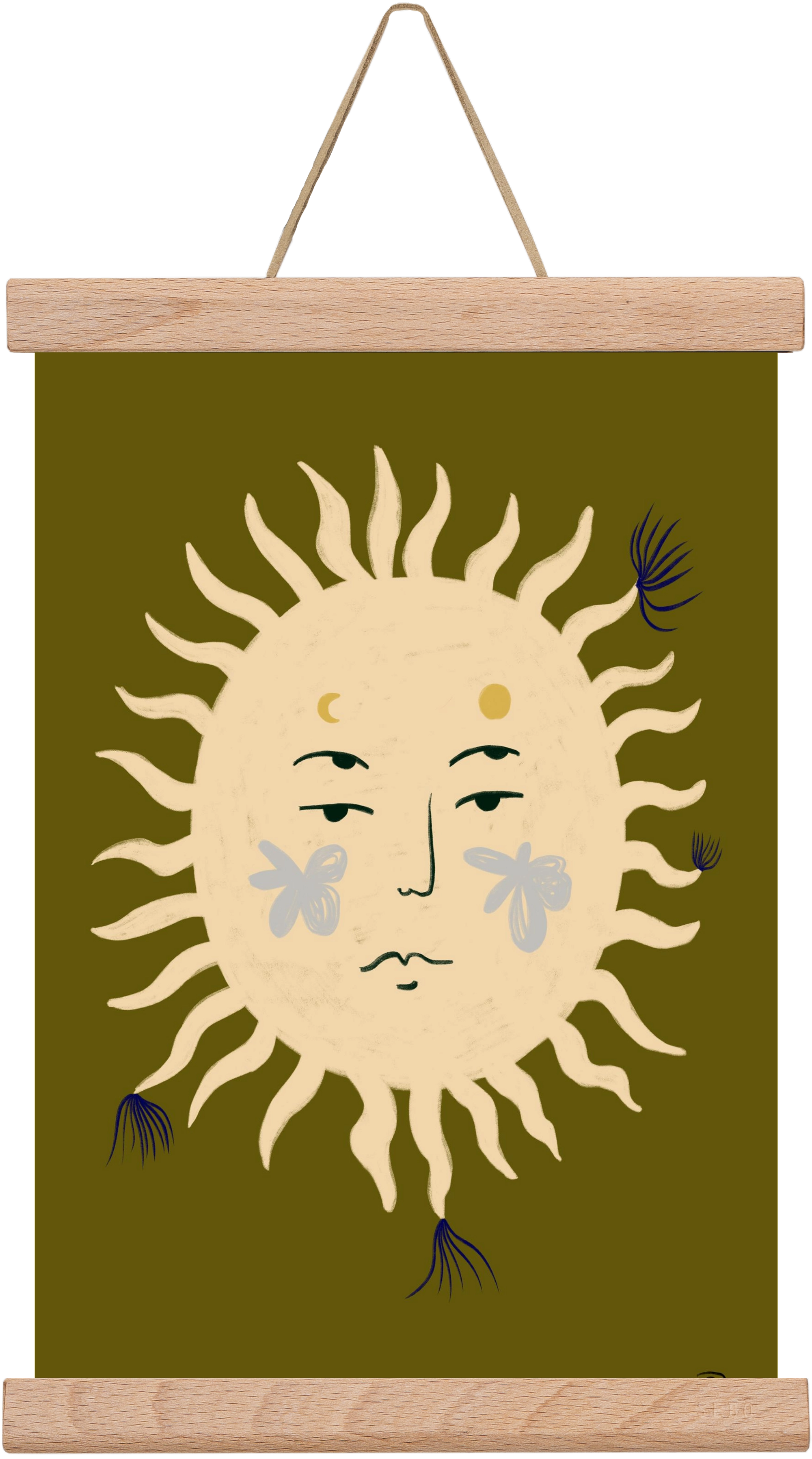 OLIVE SUN, 20x30 cm (20x30 cm), Tölgy akasztó