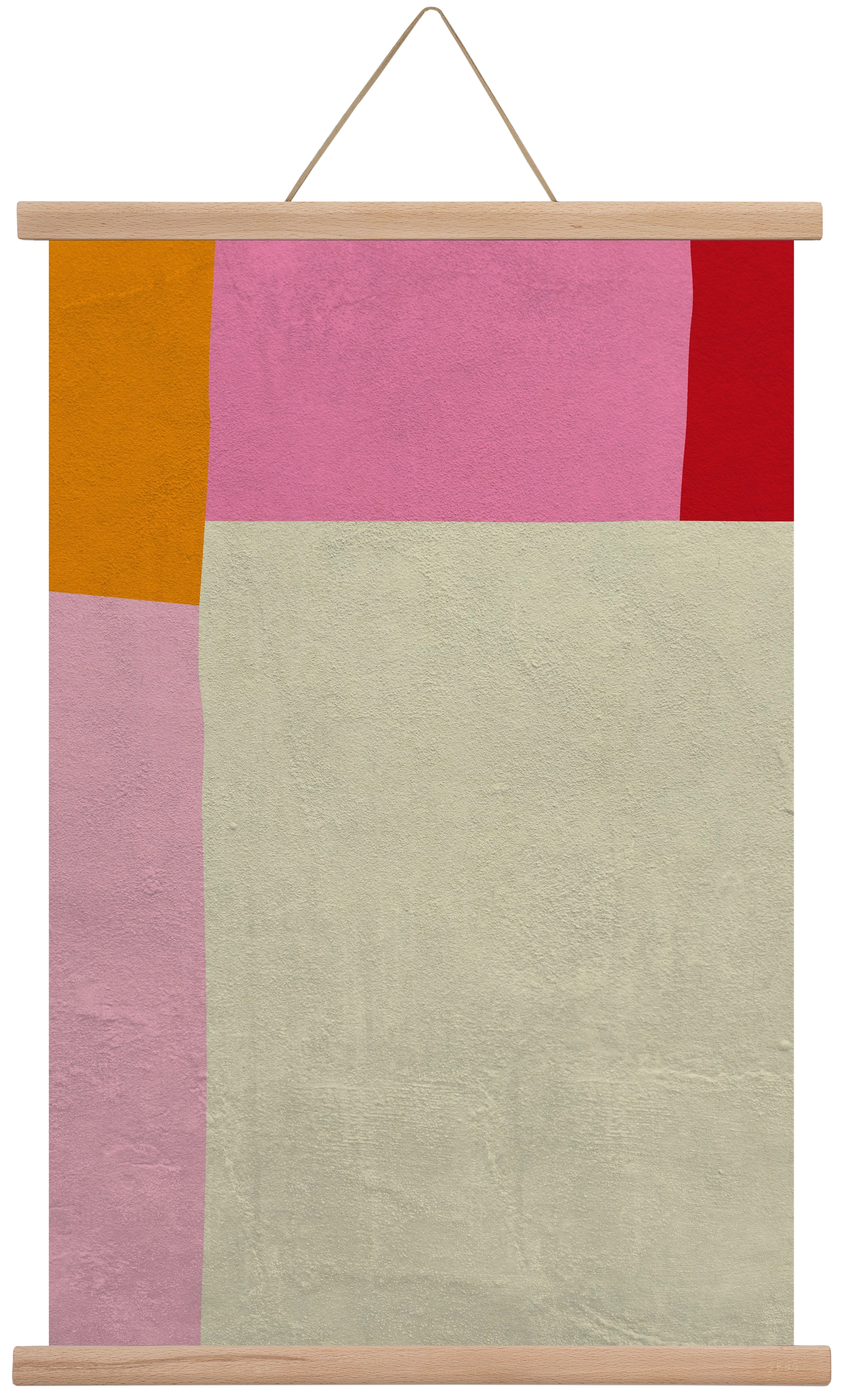 Pink, 40x60 cm (40x60 cm), Tölgy akasztó