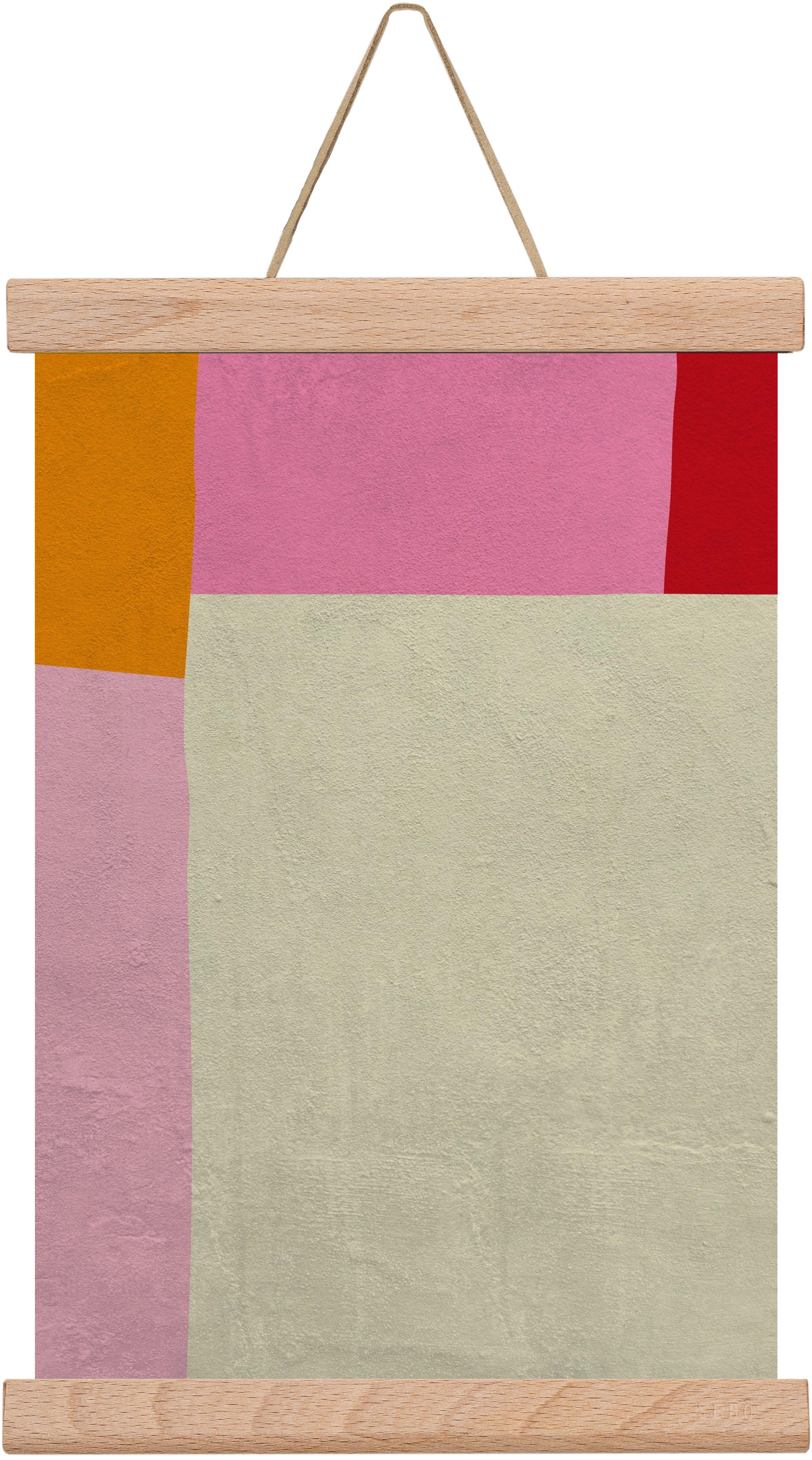 Pink, 20x30 cm (20x30 cm), Tölgy akasztó