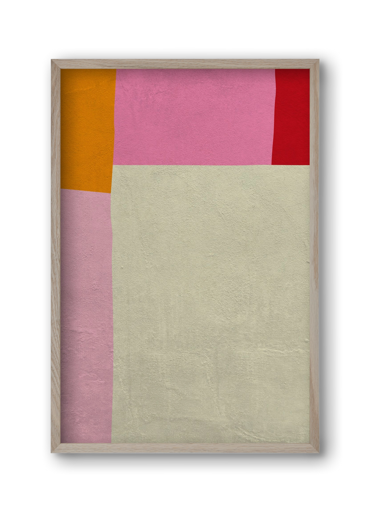 Pink, 30x45 cm (30x45 cm), Tölgy keret