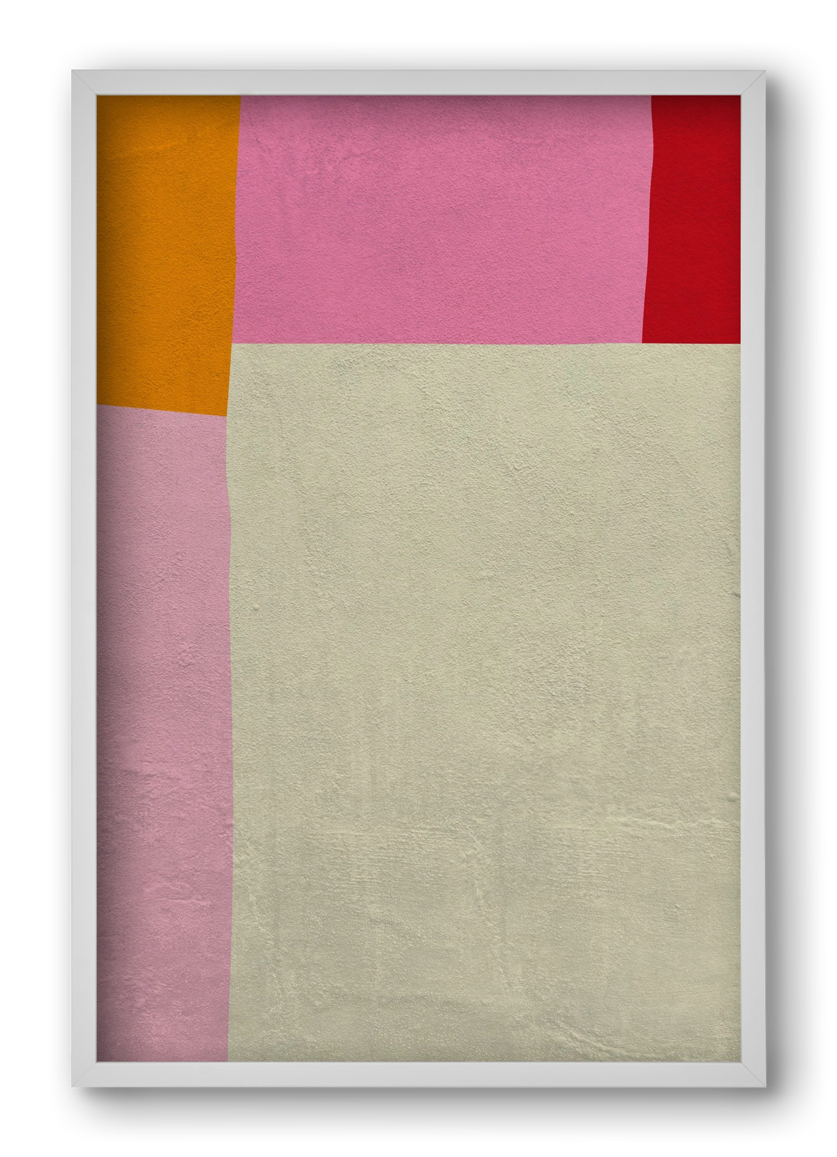 Pink, 40x60 cm (40x60 cm), Fehér keret
