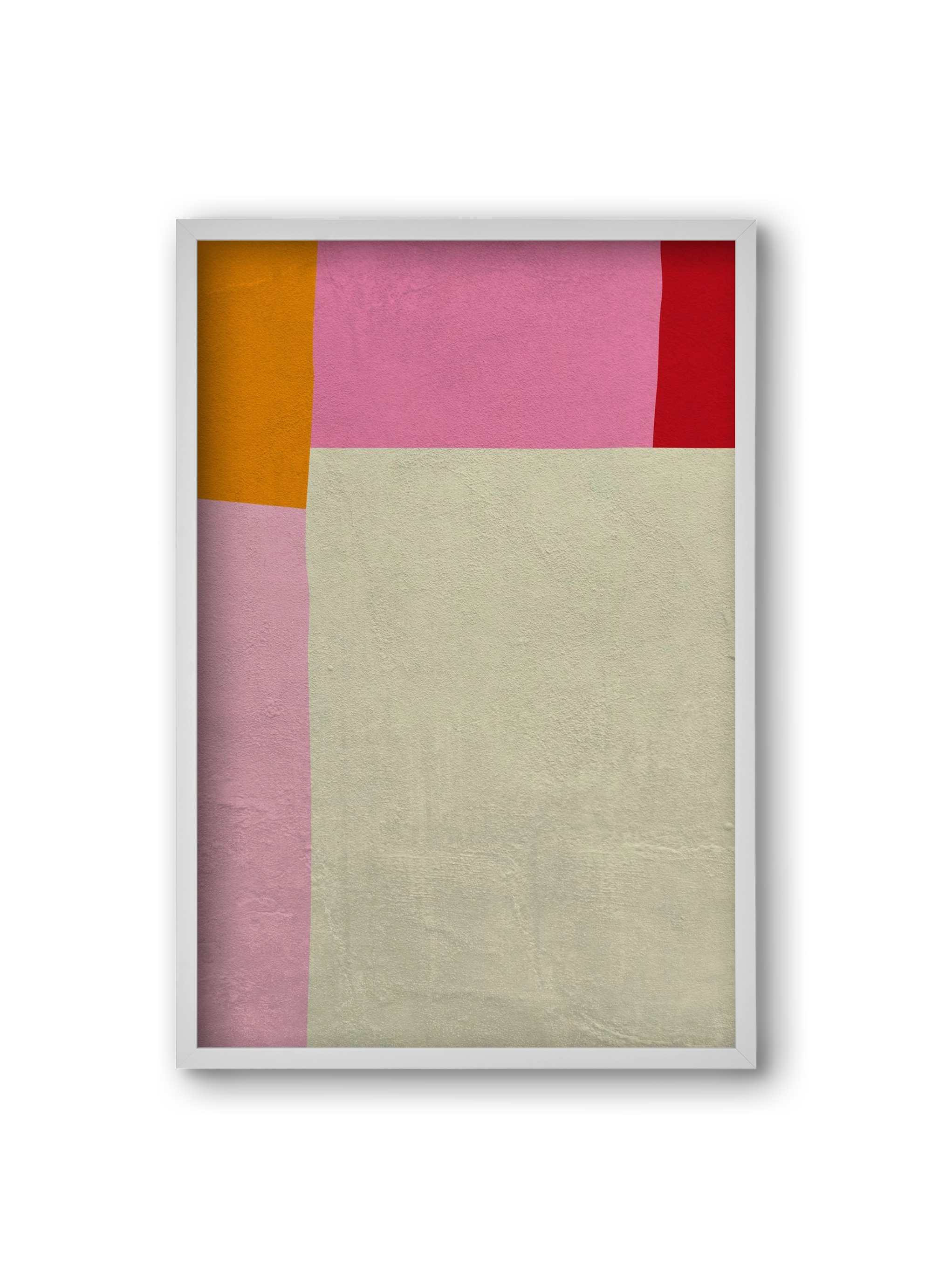 Pink, 20x30 cm (20x30 cm), Fehér keret