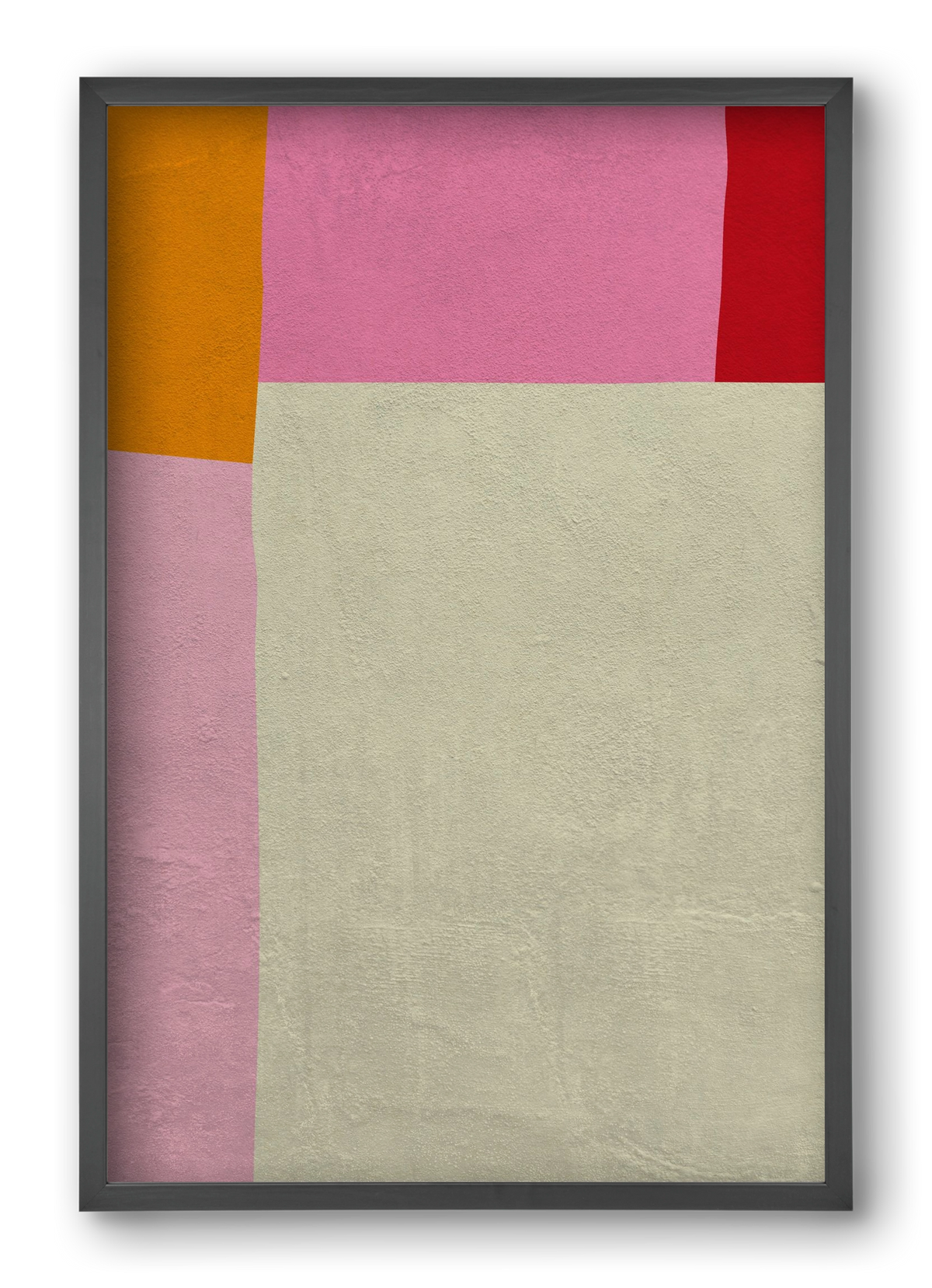 Pink, 40x60 cm (40x60 cm), Fekete keret