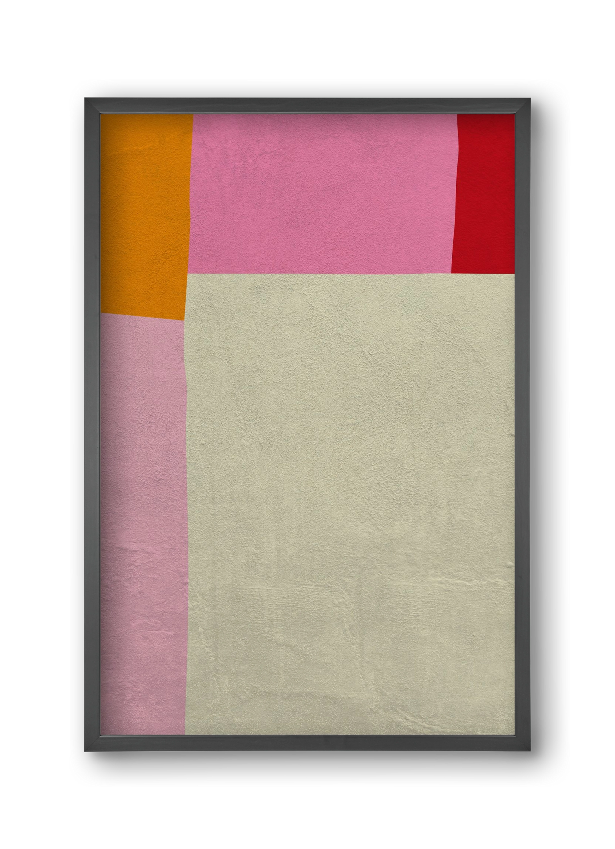 Pink, 30x45 cm (30x45 cm), Fekete keret