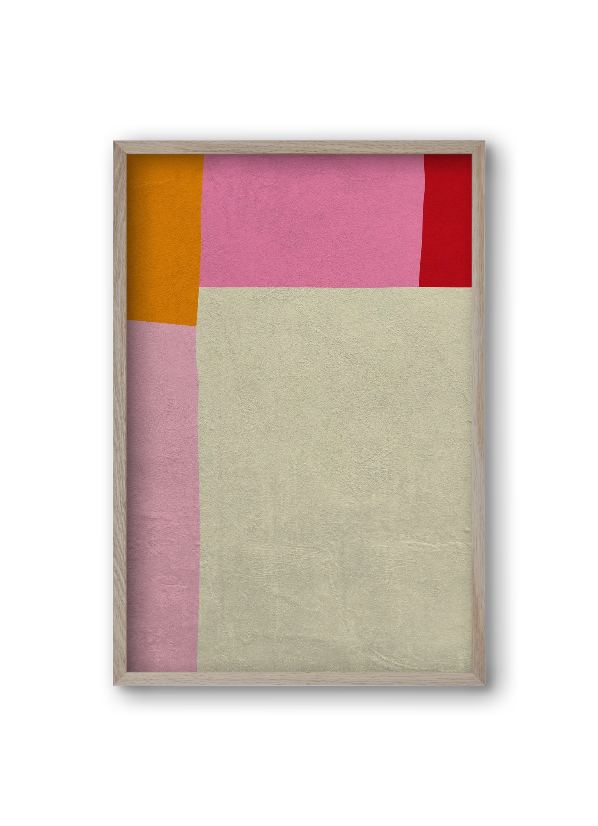 Pink, 20x30 cm (20x30 cm), Tölgy keret